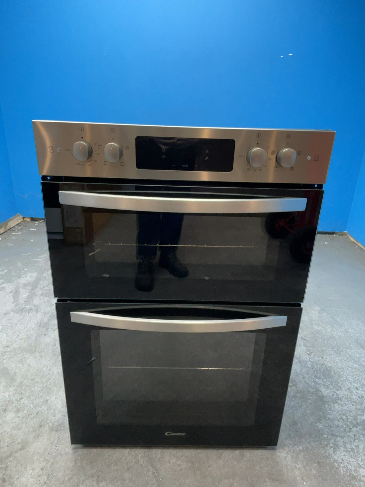 #GRC-166-933 - Candy Idea 60cm Electric Double Oven – 105L Capacity, Self-Cleaning, Silver