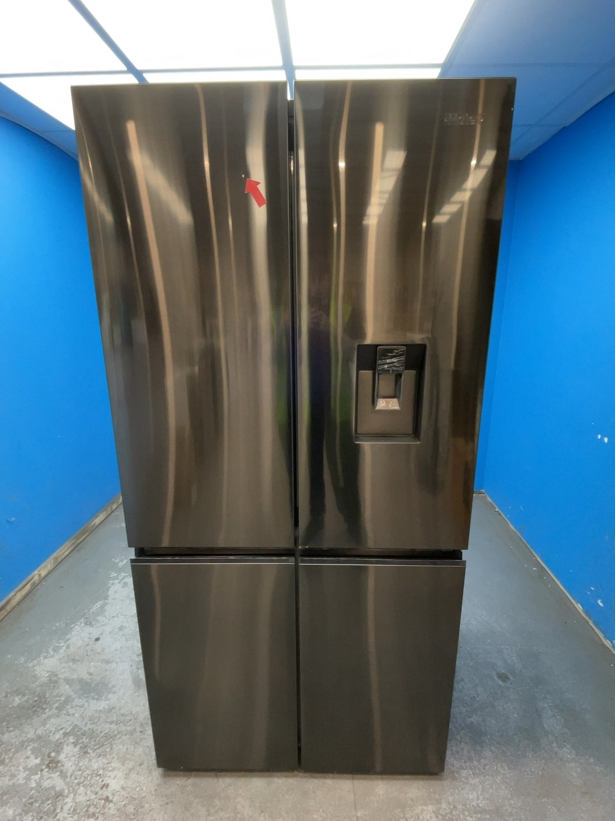 #GRC-166-943 - Haier Cube 90 Series 7 679L American Fridge Freezer – Plumbed Dual Ice Maker, Switch Zone