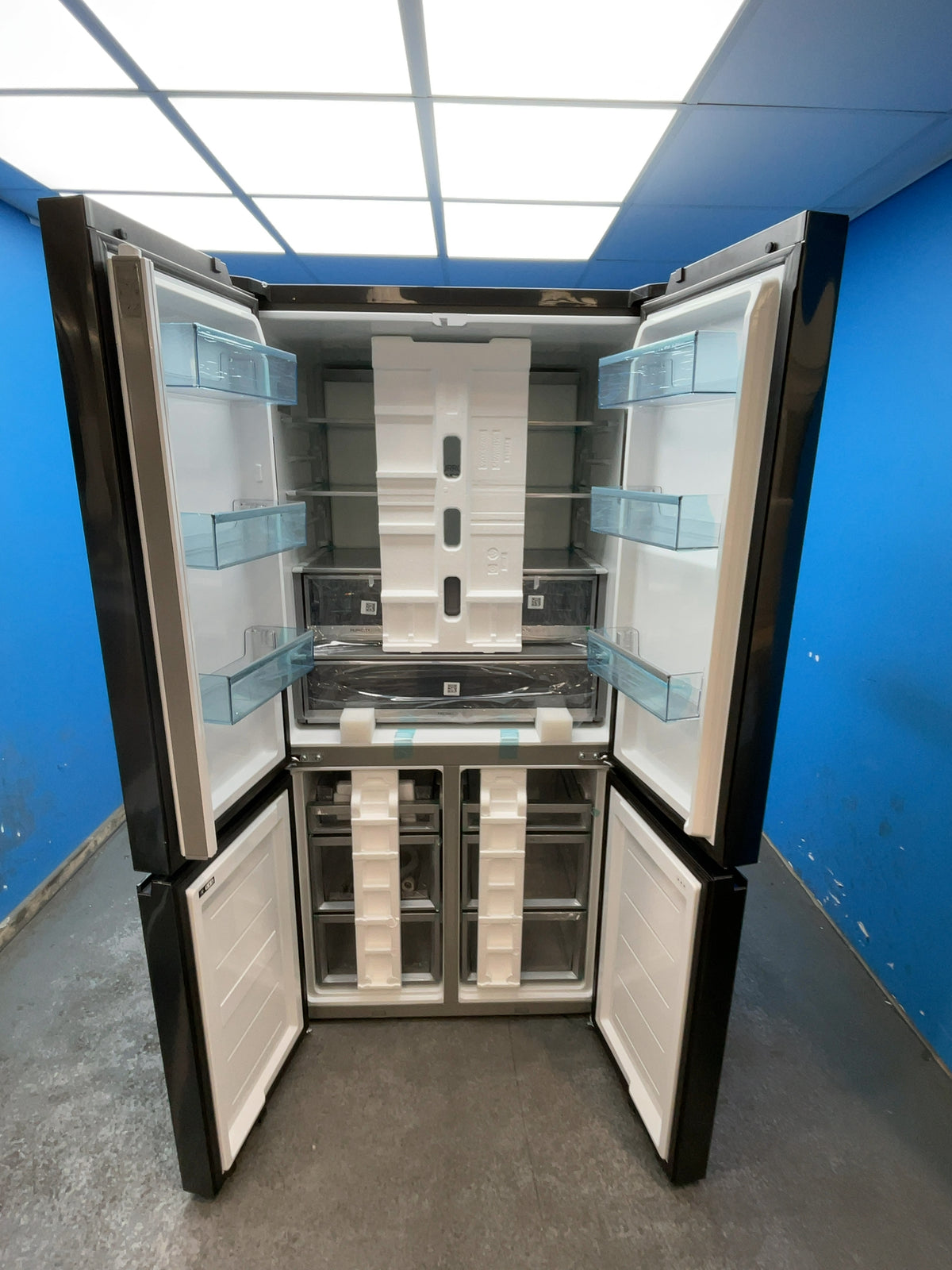 #GRC-166-943 - Haier Cube 90 Series 7 679L American Fridge Freezer – Plumbed Dual Ice Maker, Switch Zone