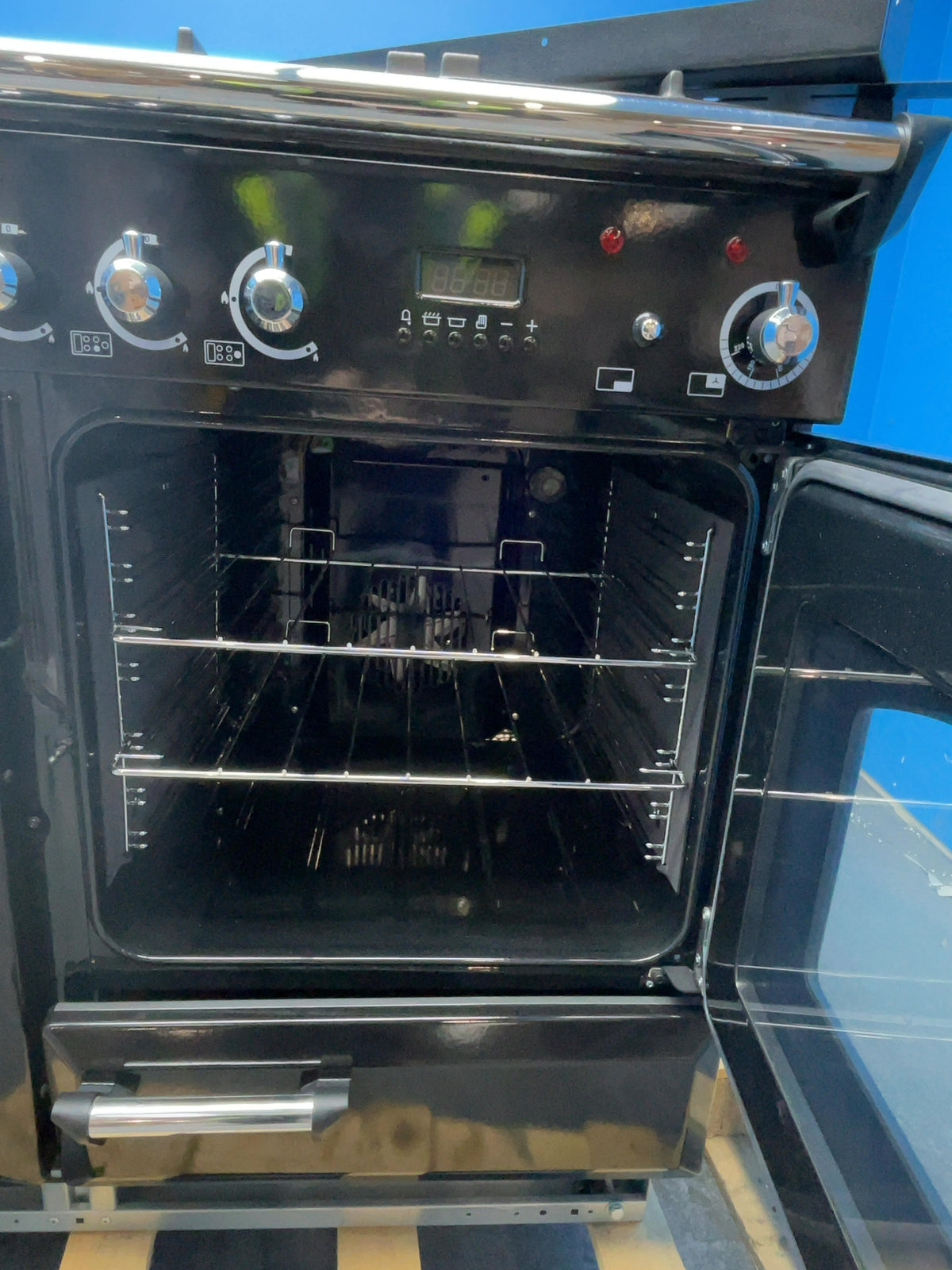 #GRC-166-961 - Rangemaster Classic Deluxe 110cm Dual Fuel Range Cooker – 158L, Wok Burner