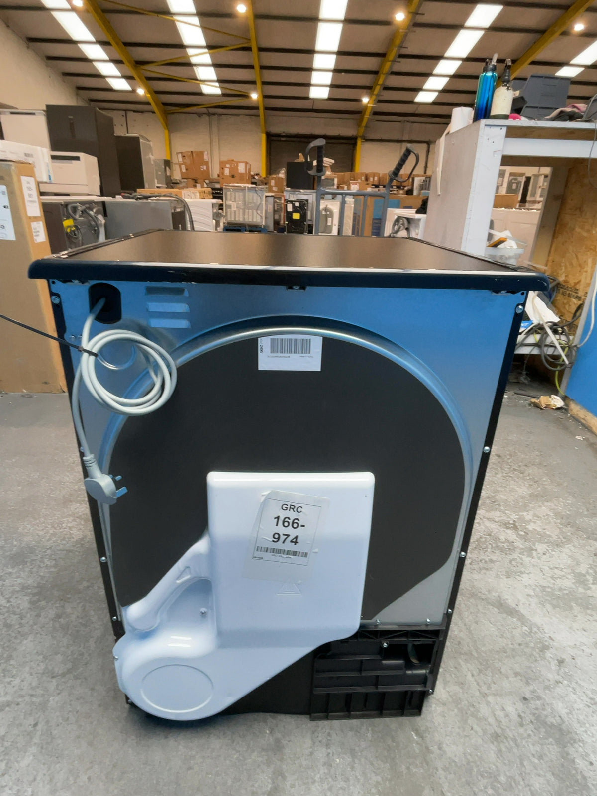 #GRC-166-974 - Hoover 8kg Condenser Tumble Dryer – Sensor Drying, Black, B Energy Rating