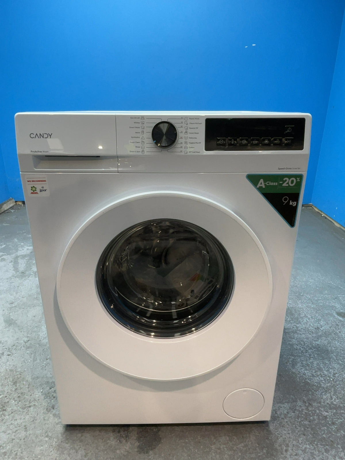#GRC-166-983 - Candy 9kg 1400rpm Washing Machine – Quick Wash, MixPower System, White