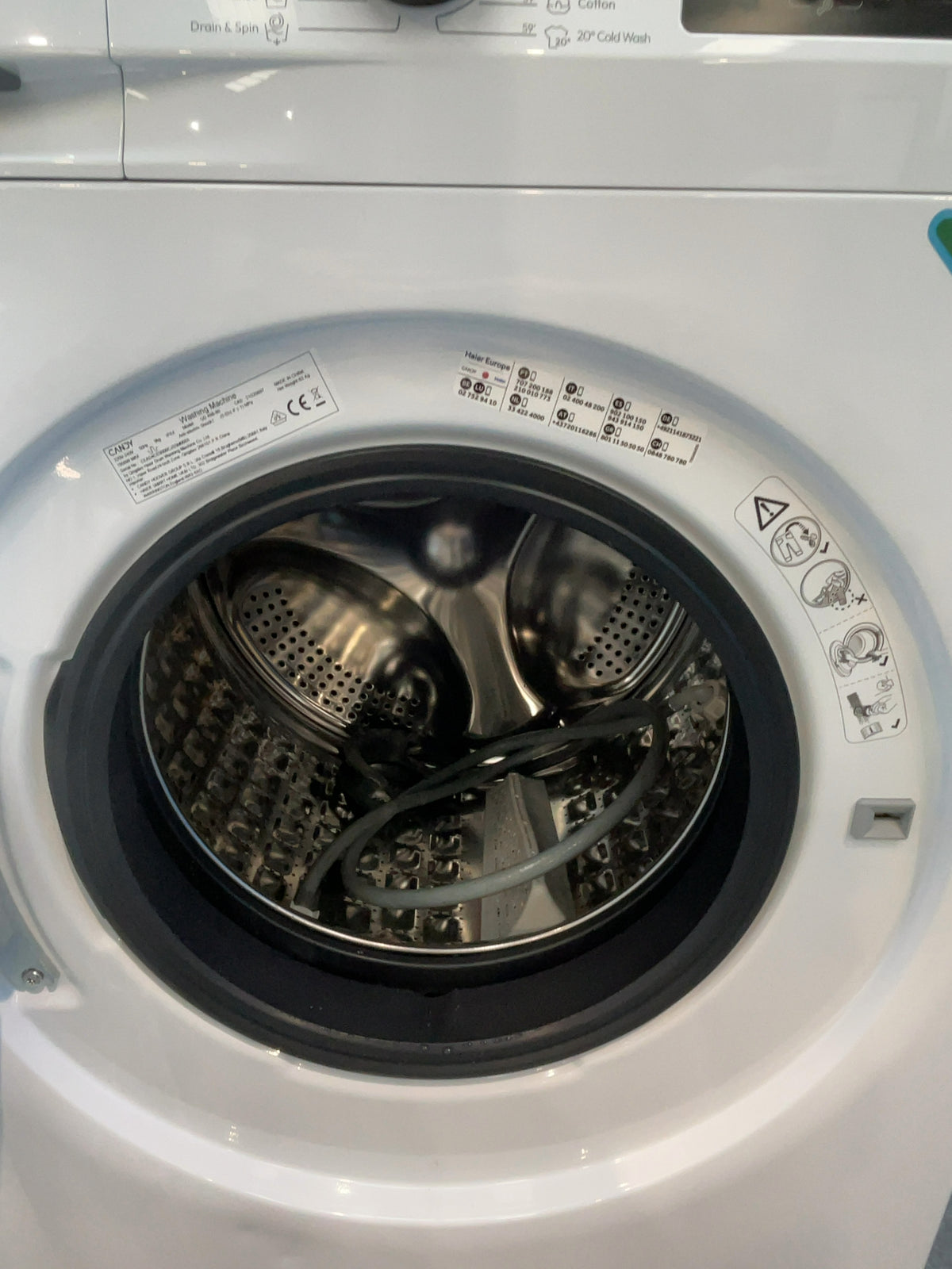 #GRC-166-985 - Candy 9kg 1400rpm Washing Machine – Quick Wash, MixPower System, White