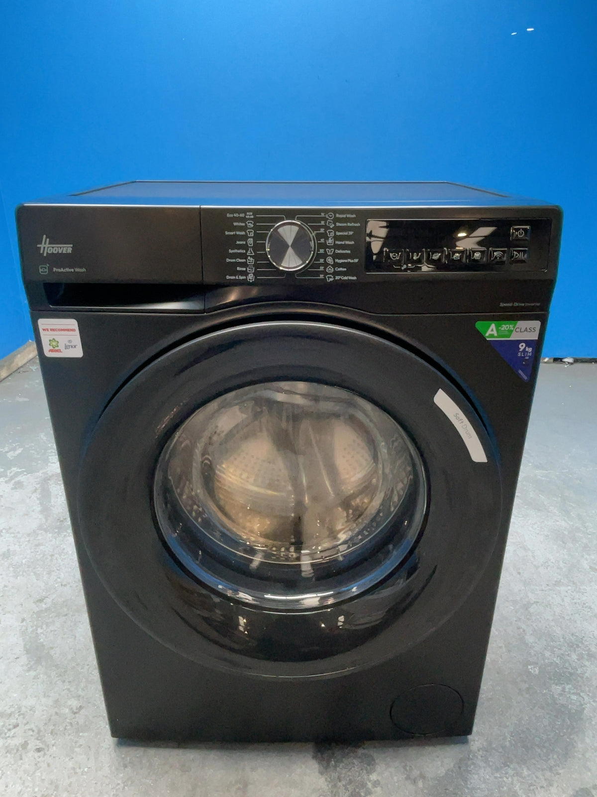 #GRC-166-987 - Hoover Pro Wash Series 3 9kg 1400rpm Washing Machine – WiFi Connected, hOn App, Matte Black