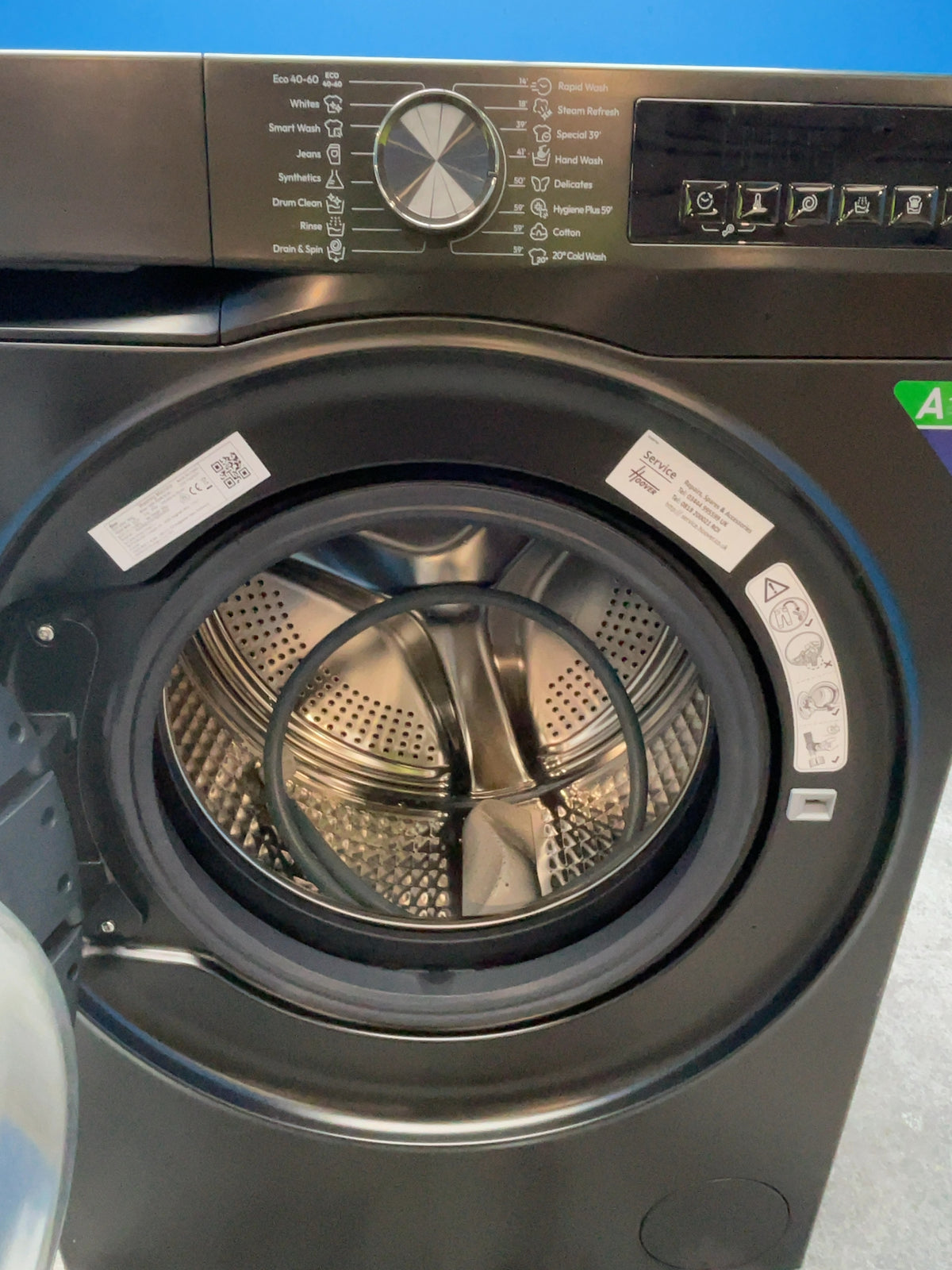 #GRC-166-987 - Hoover Pro Wash Series 3 9kg 1400rpm Washing Machine – WiFi Connected, hOn App, Matte Black