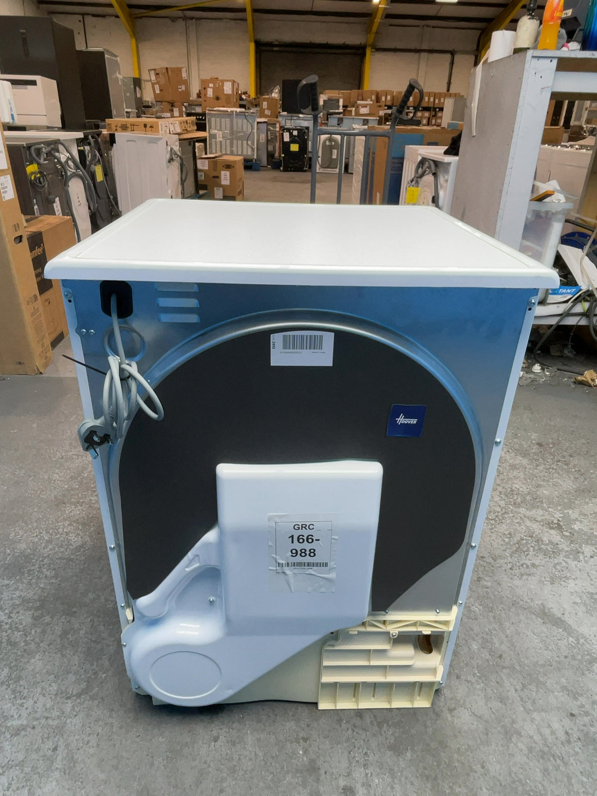 #GRC-166-988 - Hoover 8kg Condenser Tumble Dryer – WiFi Connected, White, B Energy Rating