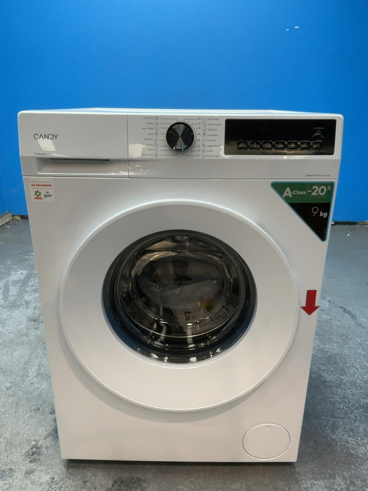 #GRC-166-996 - Candy 9kg 1400rpm Washing Machine – Quick Wash, MixPower System, White