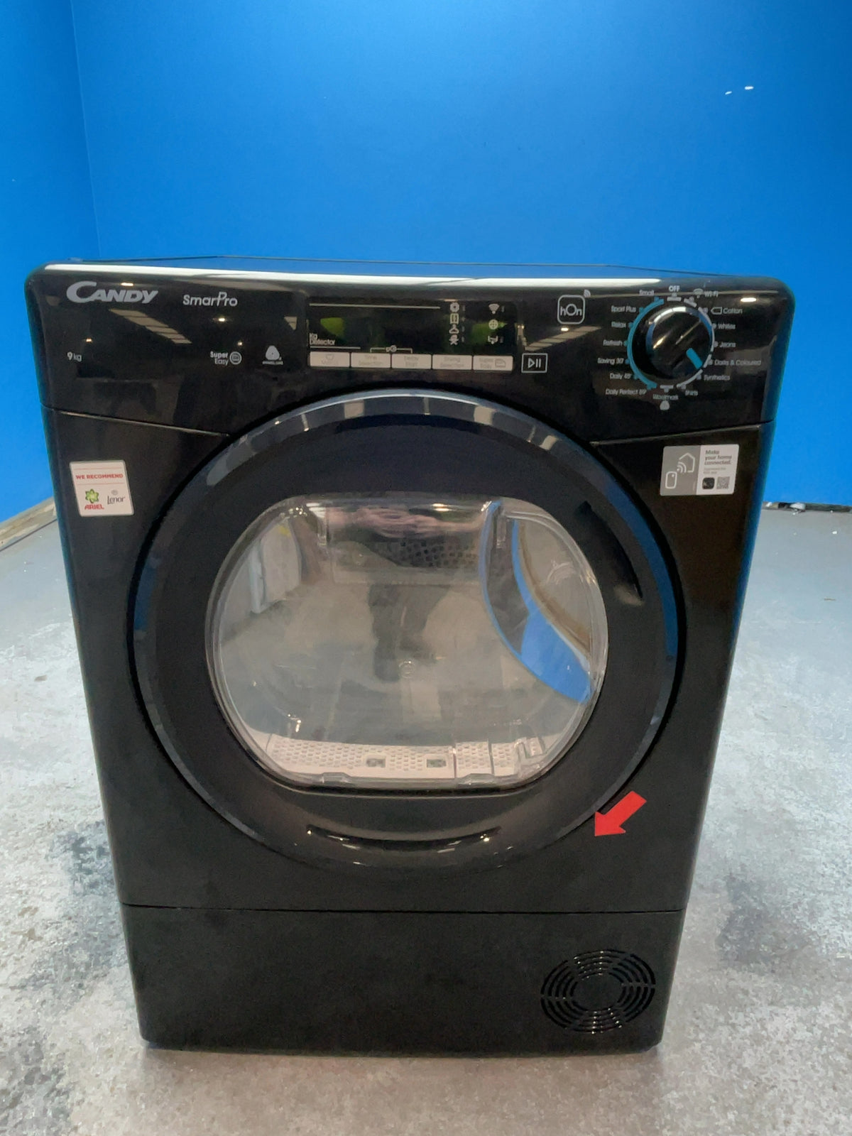 #GRC-167-007 - Candy Smart Pro 9kg Condenser Tumble Dryer – WiFi Connected, Black
