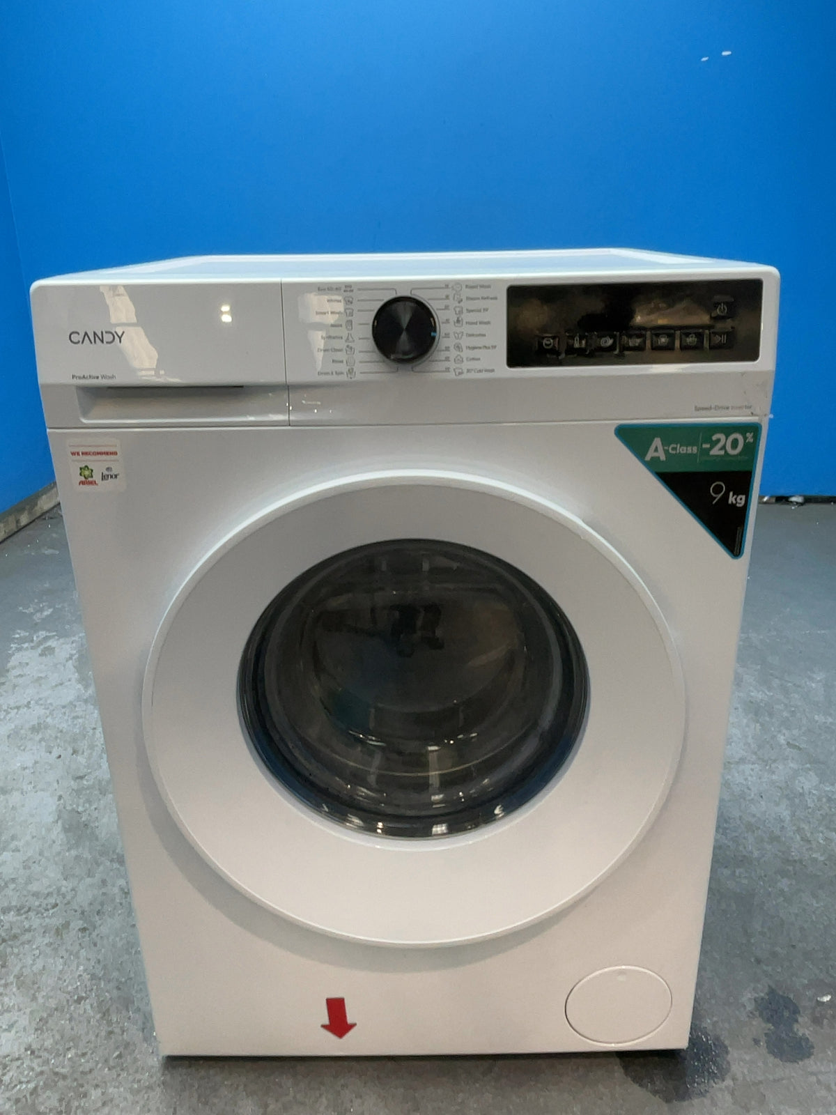 #GRC-167-009 - Candy 9kg 1400rpm Washing Machine – Quick Wash, MixPower System, White