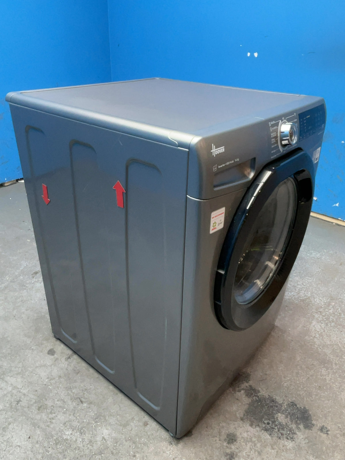#GRC-167-018 - Hoover H-WASH 350 14kg 1400rpm Washing Machine – Quick Wash, Anthracite