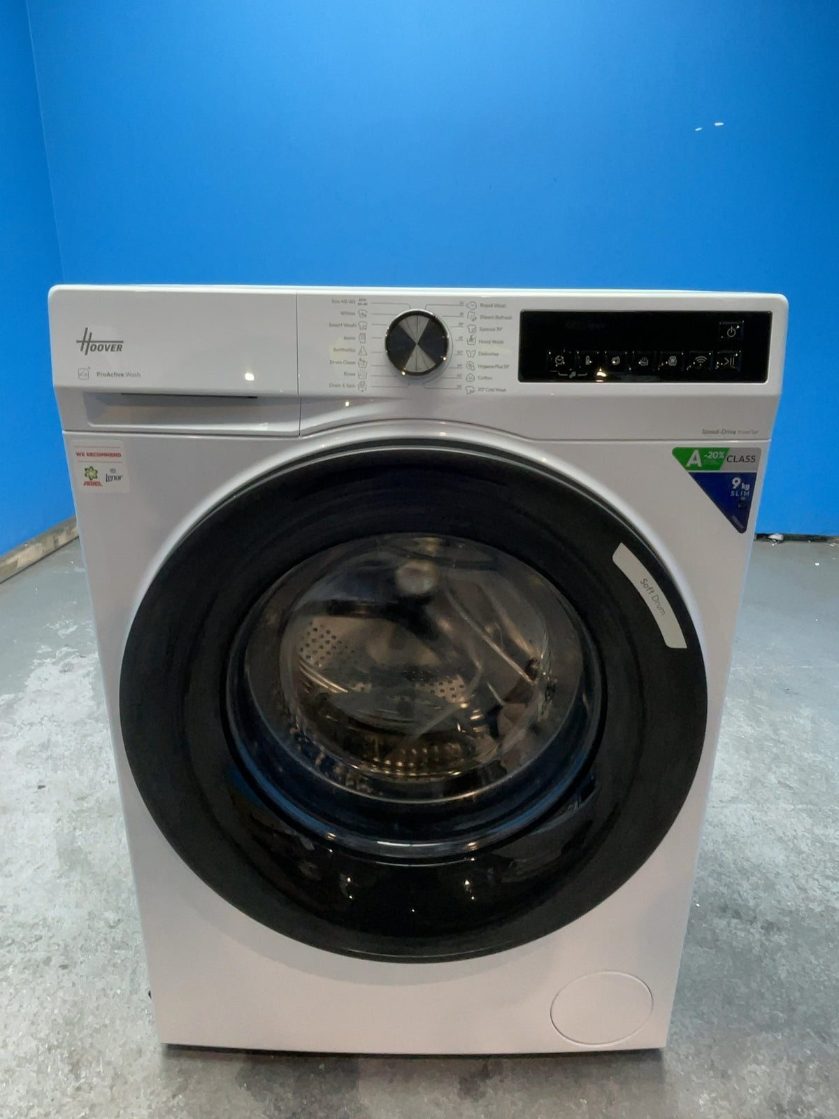 #GRC-167-023 - Hoover Pro Wash Series 3 9kg 1400rpm Washing Machine – WiFi Connected, Steam Refresh, White