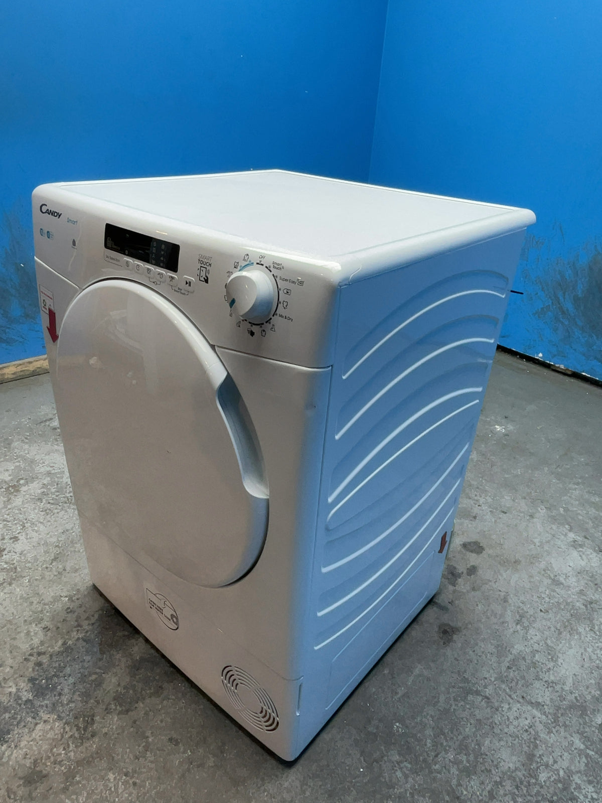 #GRC-167-050 - Candy Smart 10kg Condenser Tumble Dryer – Sensor Drying, White, G Energy Rating