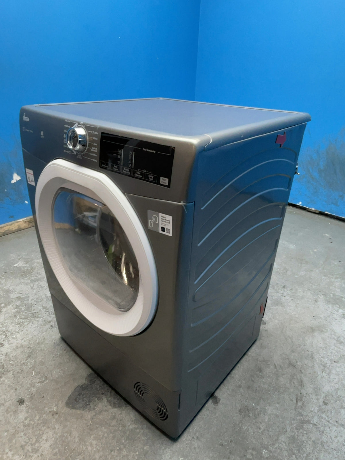 #GRC-167-059 - Hoover 10kg Condenser Tumble Dryer – WiFi Connected, Grey, B Energy Rating