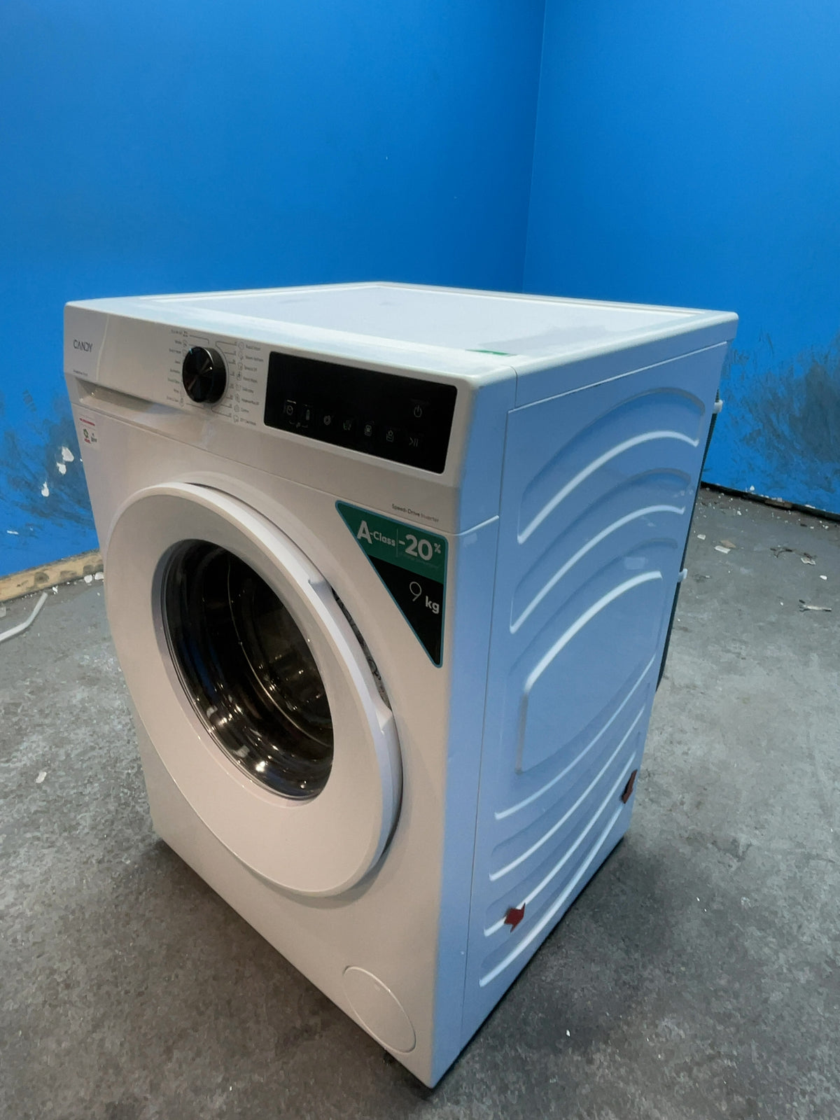 #GRC-167-074 - Candy 9kg 1400rpm Washing Machine – Quick Wash, MixPower System, White