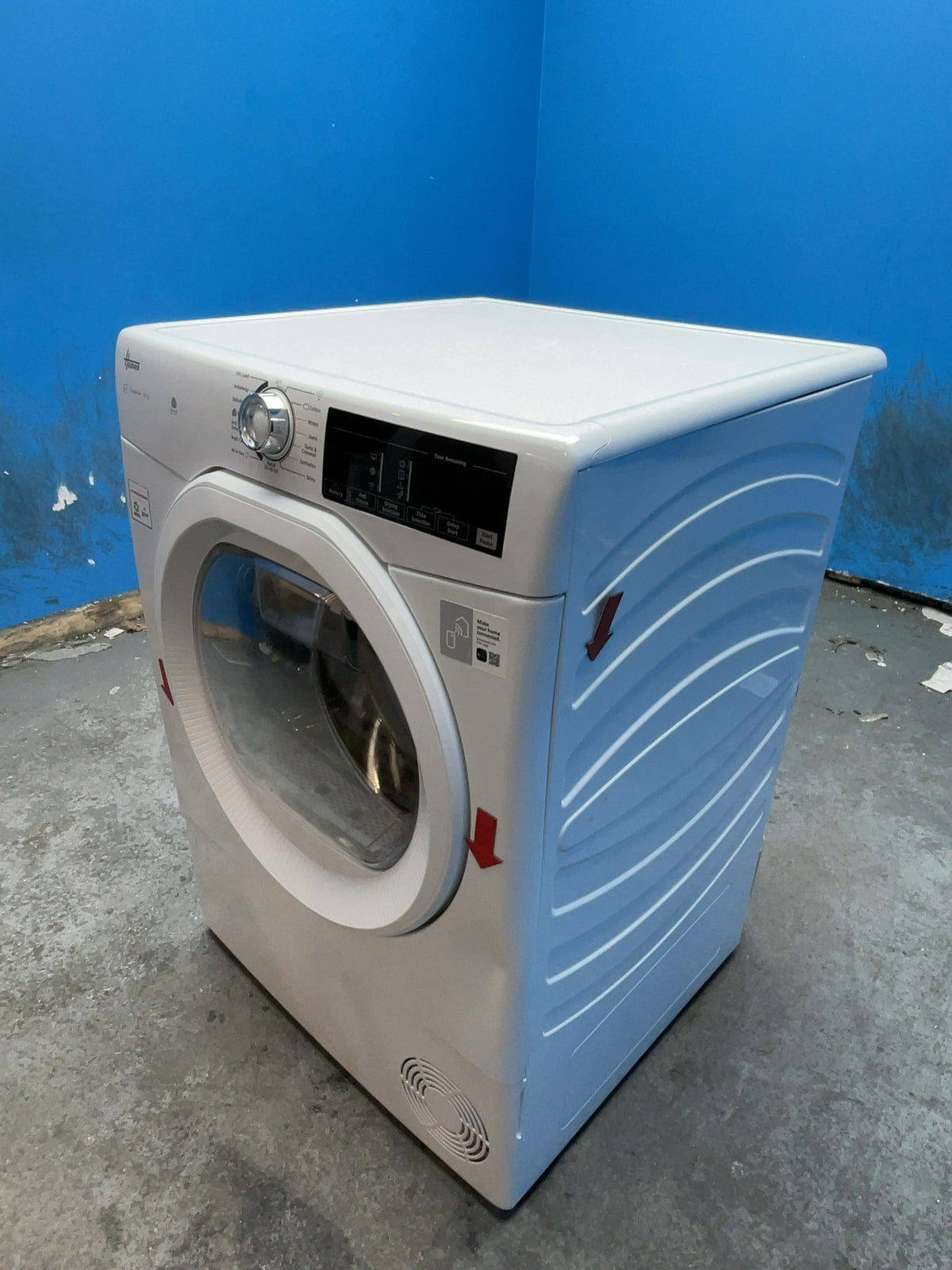 #GRC-167-075 - Hoover 10kg Condenser Tumble Dryer – Sensor Drying, White, B Energy Rating