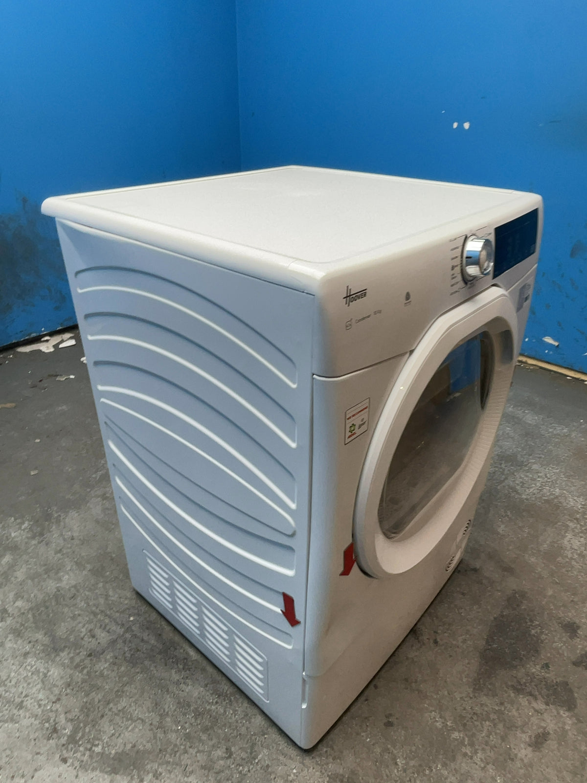 #GRC-167-075 - Hoover 10kg Condenser Tumble Dryer – Sensor Drying, White, B Energy Rating