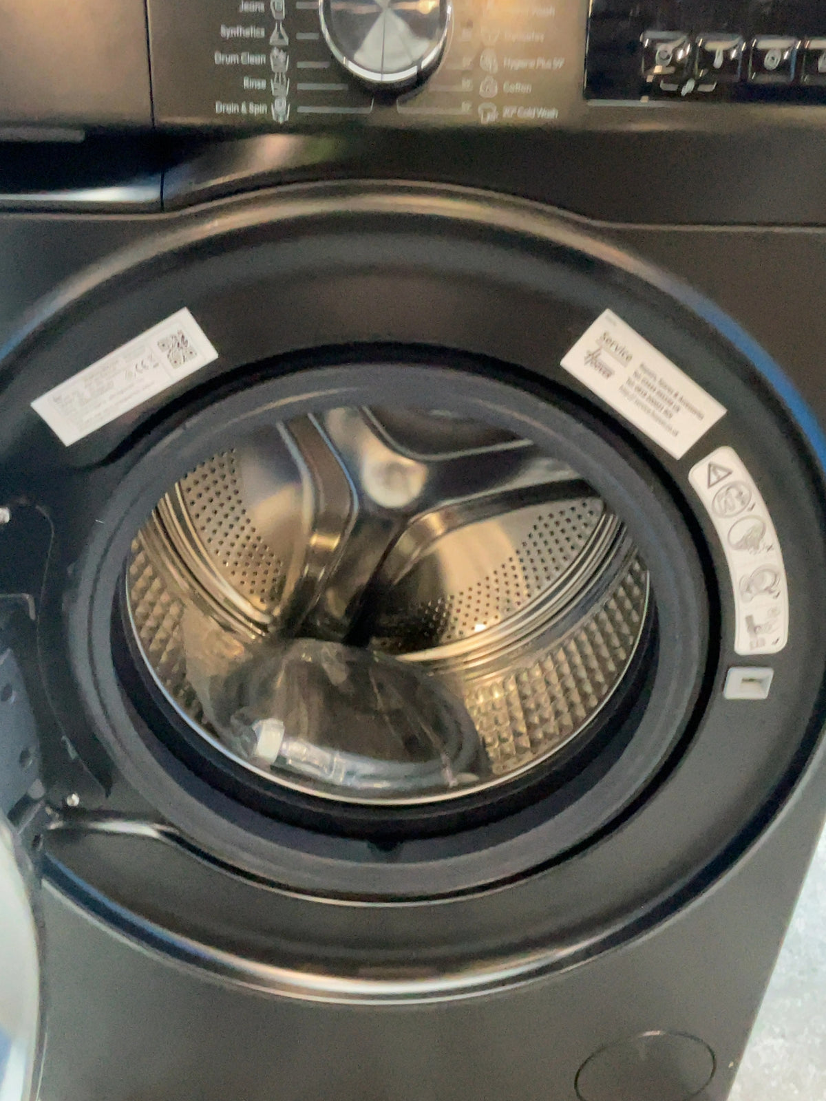 #GRC-167-076 - Hoover Pro Wash Series 3 9kg 1400rpm Washing Machine – WiFi Connected, hOn App, Matte Black