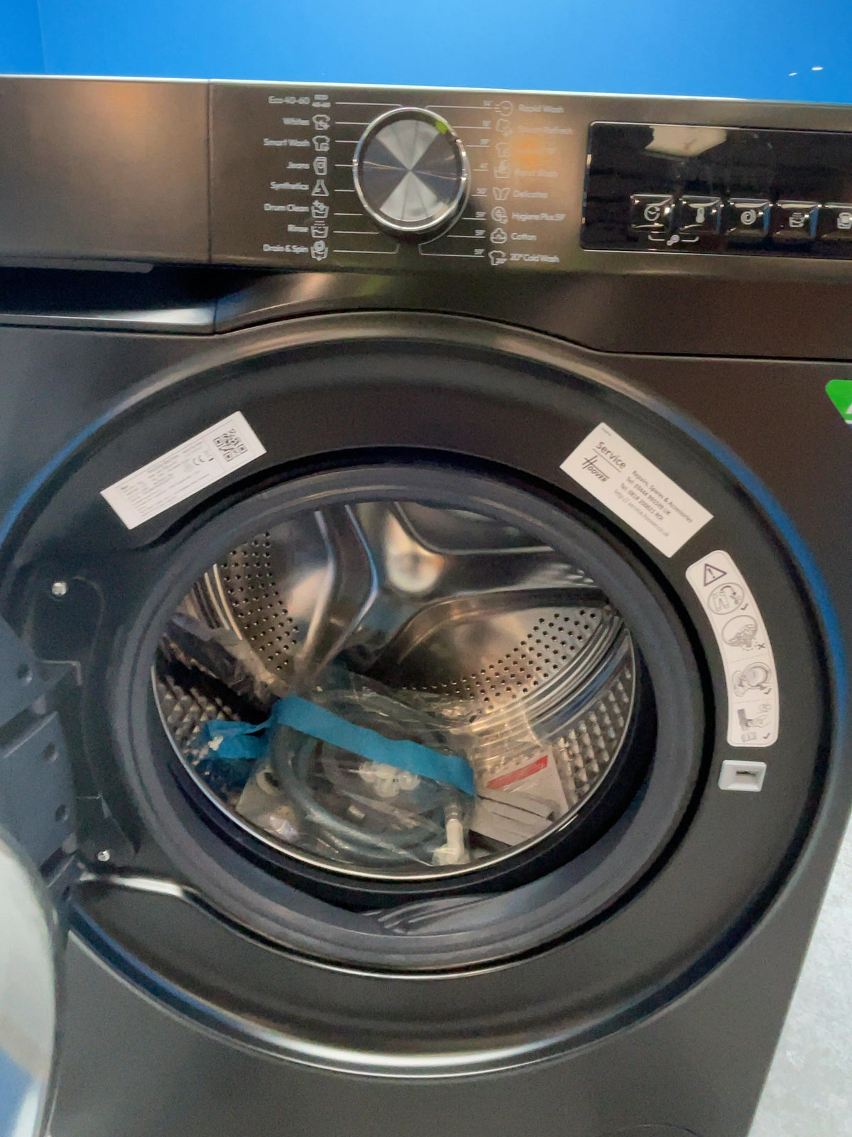 #GRC-167-077 - Hoover Pro Wash Series 3 9kg 1400rpm Washing Machine – WiFi Connected, hOn App, Matte Black