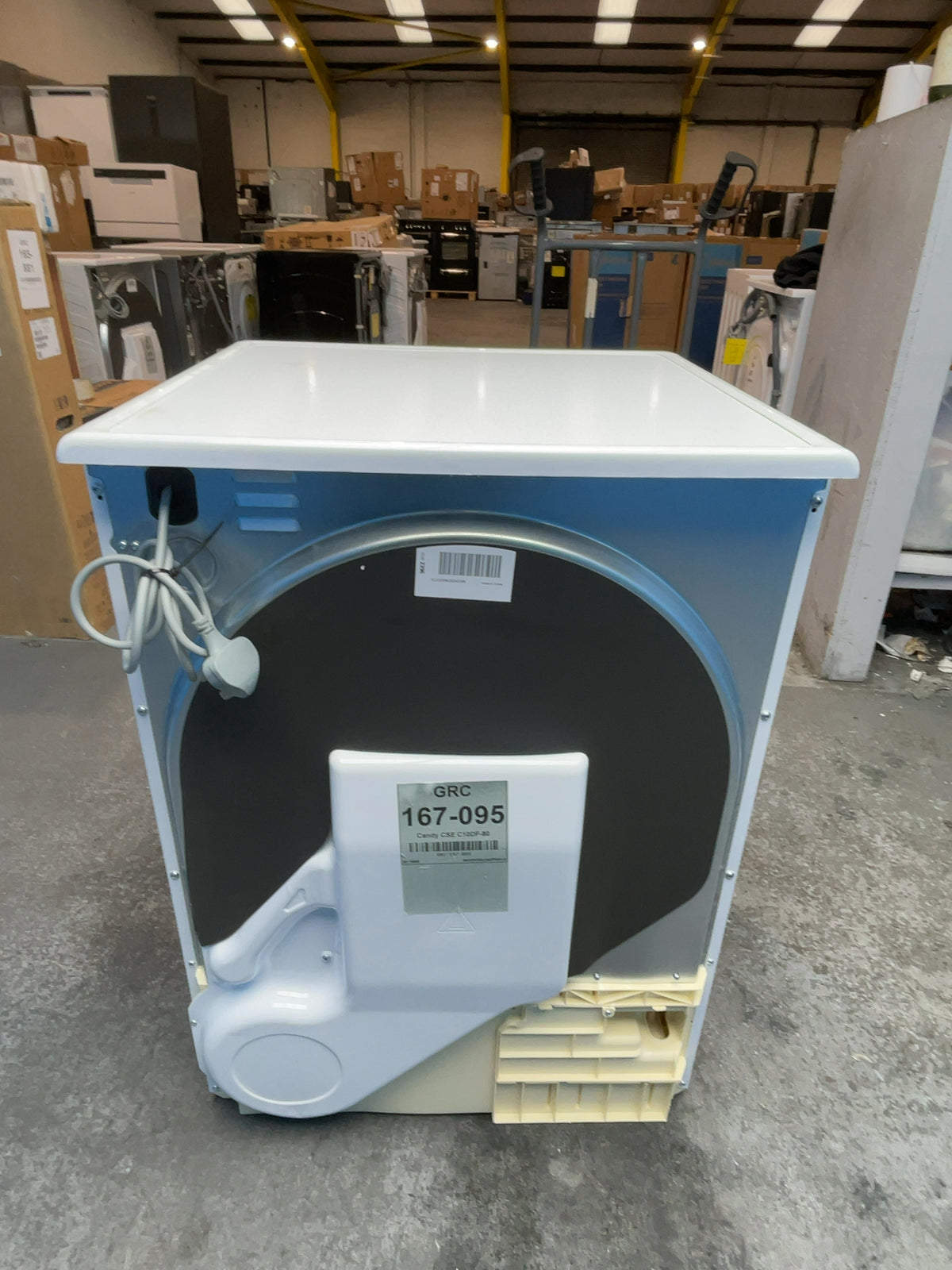 #GRC-167-095 - Candy Smart 10kg Condenser Tumble Dryer – Sensor Drying, White, G Energy Rating