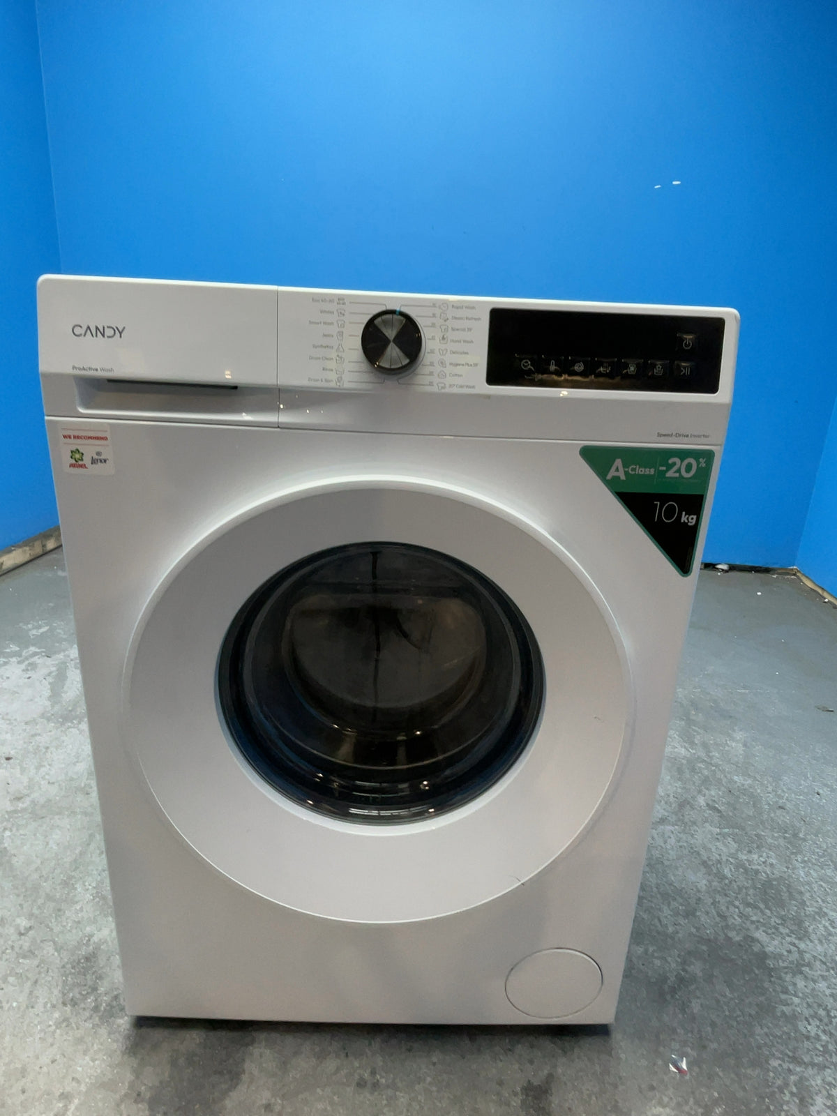 #GRC-167-101 - Candy Quick Pro 10kg 1400rpm Washing Machine – Quick Wash, Smart Spray, White