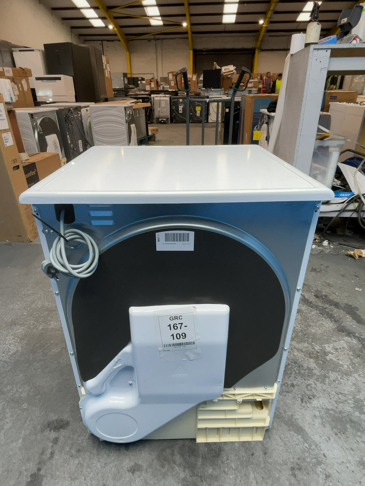 #GRC-167-109 - Candy Smart 10kg Condenser Tumble Dryer – Sensor Drying, White, G Energy Rating