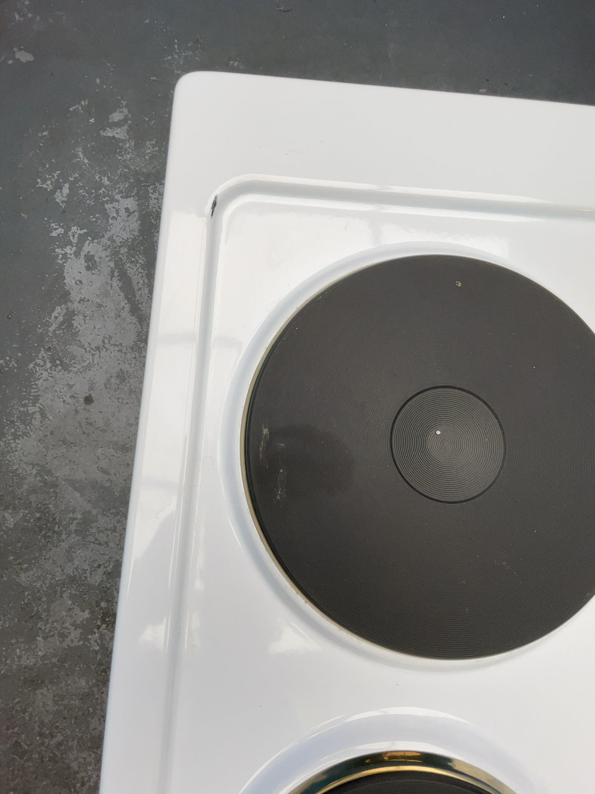 #GRC-167-122 - Midea 50cm Electric Cooker – Solid Plate Hob, Integrated Grill, White