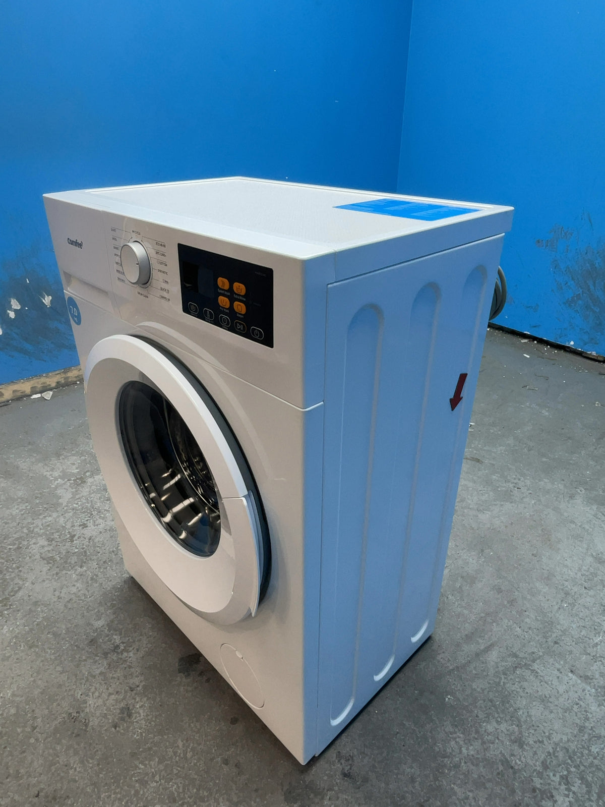 #GRC-167-123 - Comfee 7kg 1200rpm Washing Machine – Steam Wash & 15 Min Quick Cycle, White
