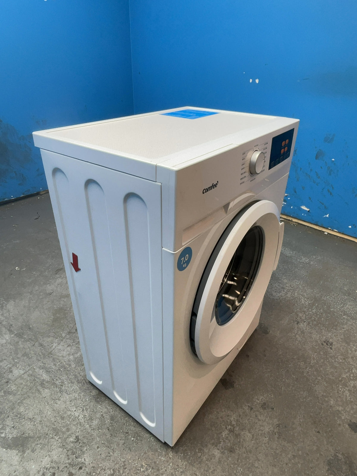 #GRC-167-123 - Comfee 7kg 1200rpm Washing Machine – Steam Wash & 15 Min Quick Cycle, White