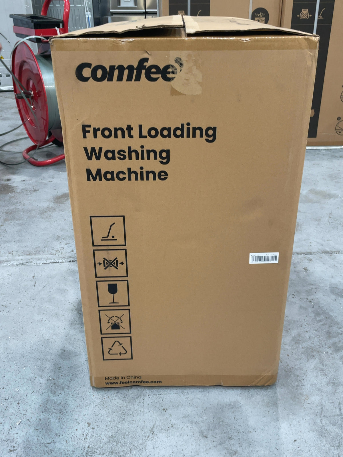 #GRC-167-141 - Comfee 7kg 1200rpm Washing Machine – Steam Wash & 15 Min Quick Cycle, White