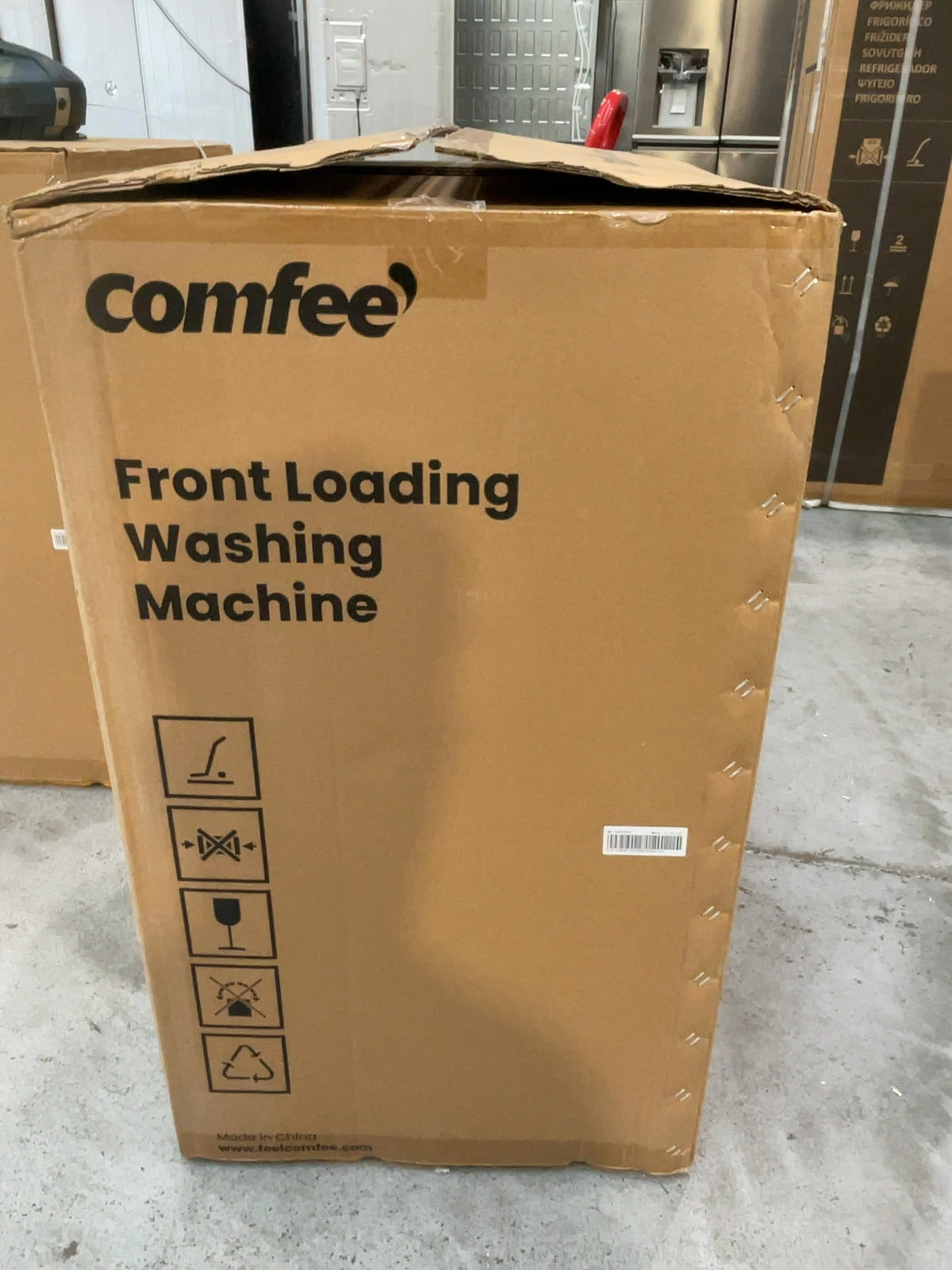 #GRC-167-142 - Comfee 7kg 1200rpm Washing Machine – Steam Wash & 15 Min Quick Cycle, White