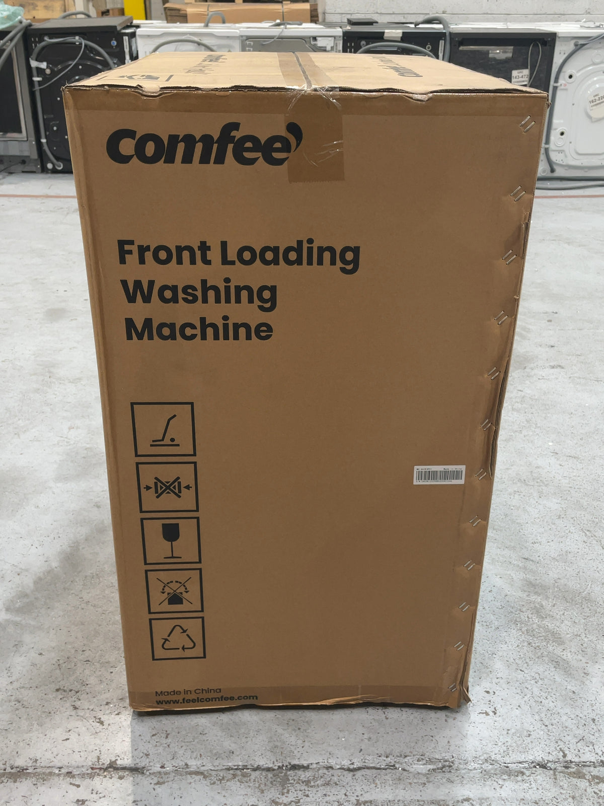 #GRC-167-149 - Comfee 7kg 1200rpm Washing Machine – Steam Wash & 15 Min Quick Cycle, White