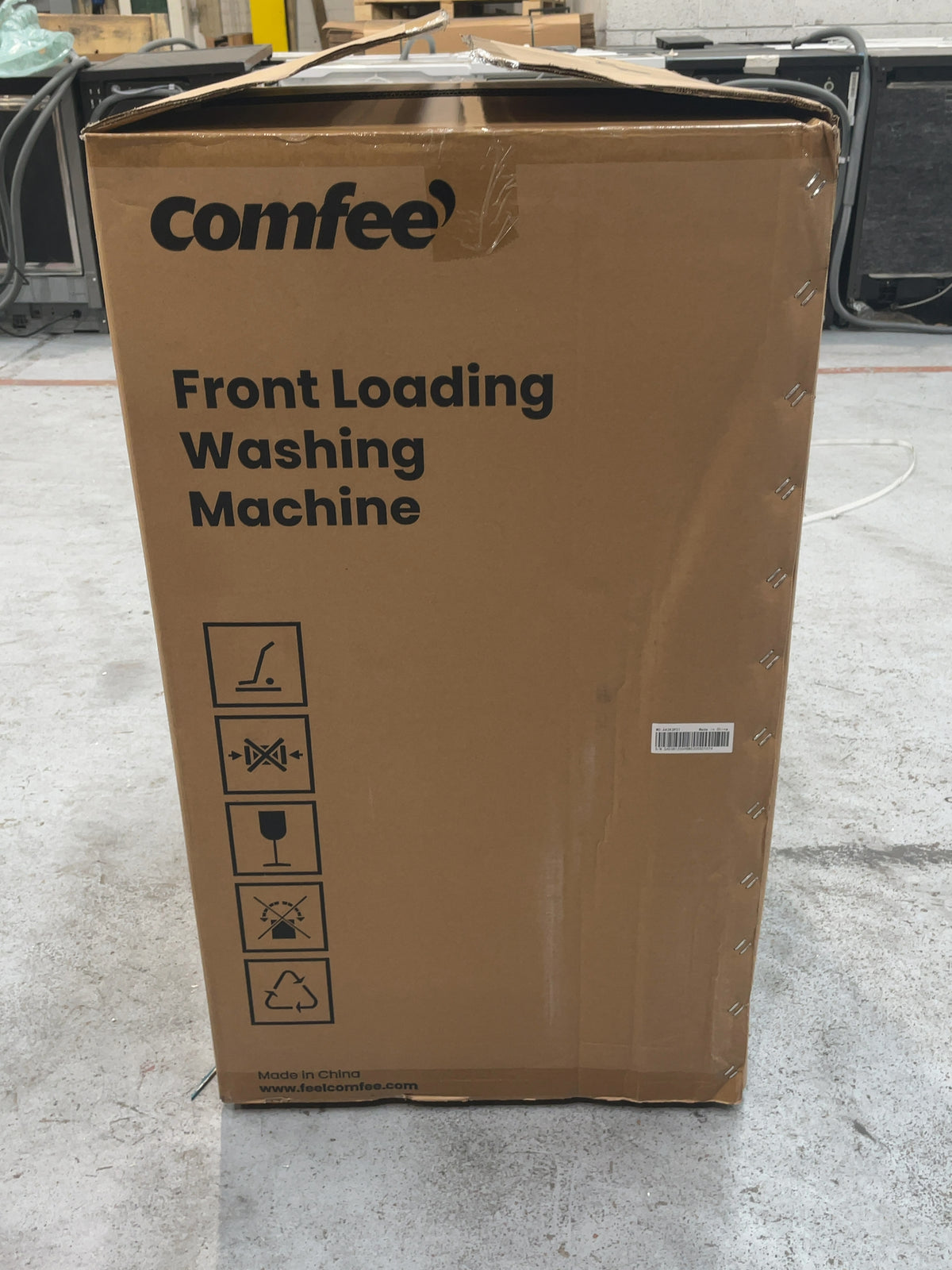 #GRC-167-151 - Comfee 7kg 1200rpm Washing Machine – Steam Wash & 15 Min Quick Cycle, White