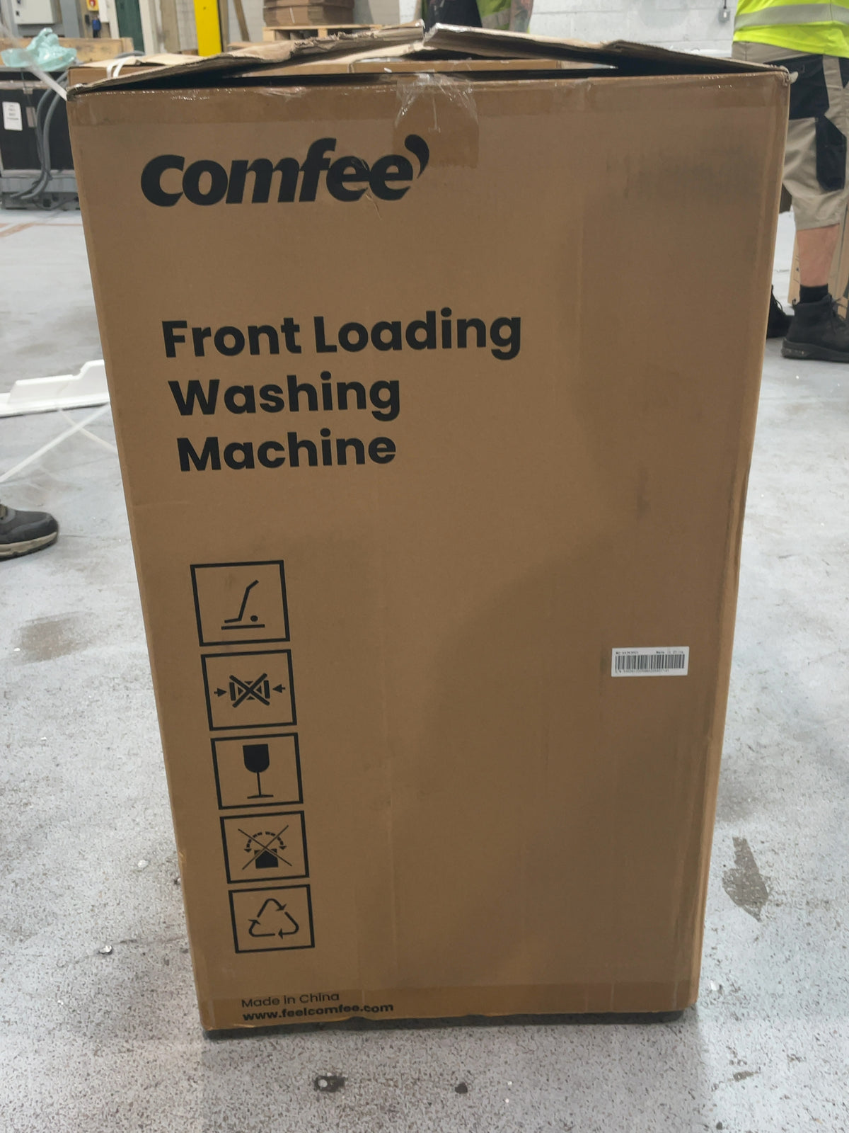 #GRC-167-153 - Comfee 7kg 1200rpm Washing Machine – Steam Wash & 15 Min Quick Cycle, White