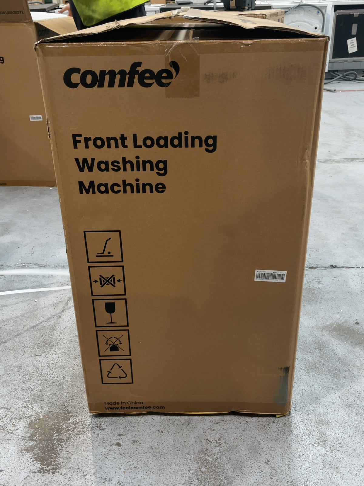 #GRC-167-156 - Comfee 7kg 1200rpm Washing Machine – Steam Wash & 15 Min Quick Cycle, White
