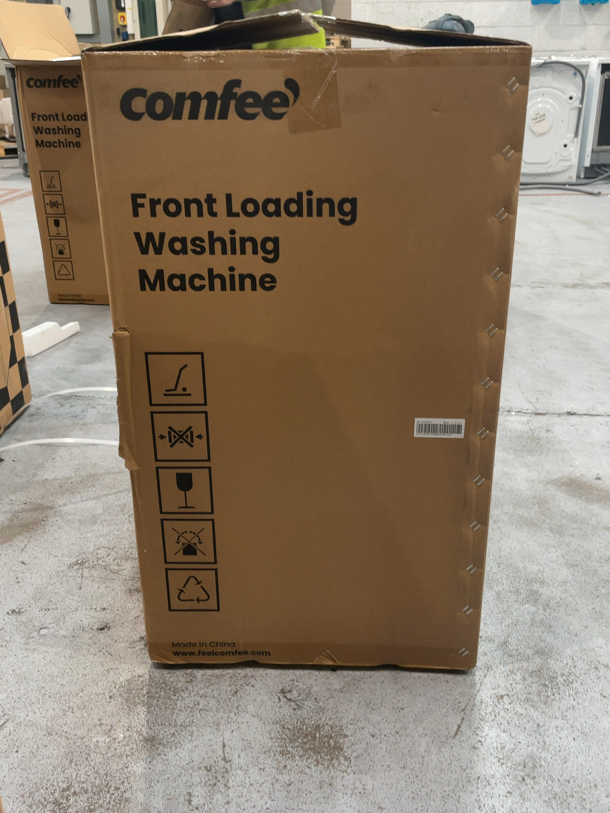 #GRC-167-156 - Comfee 7kg 1200rpm Washing Machine – Steam Wash & 15 Min Quick Cycle, White