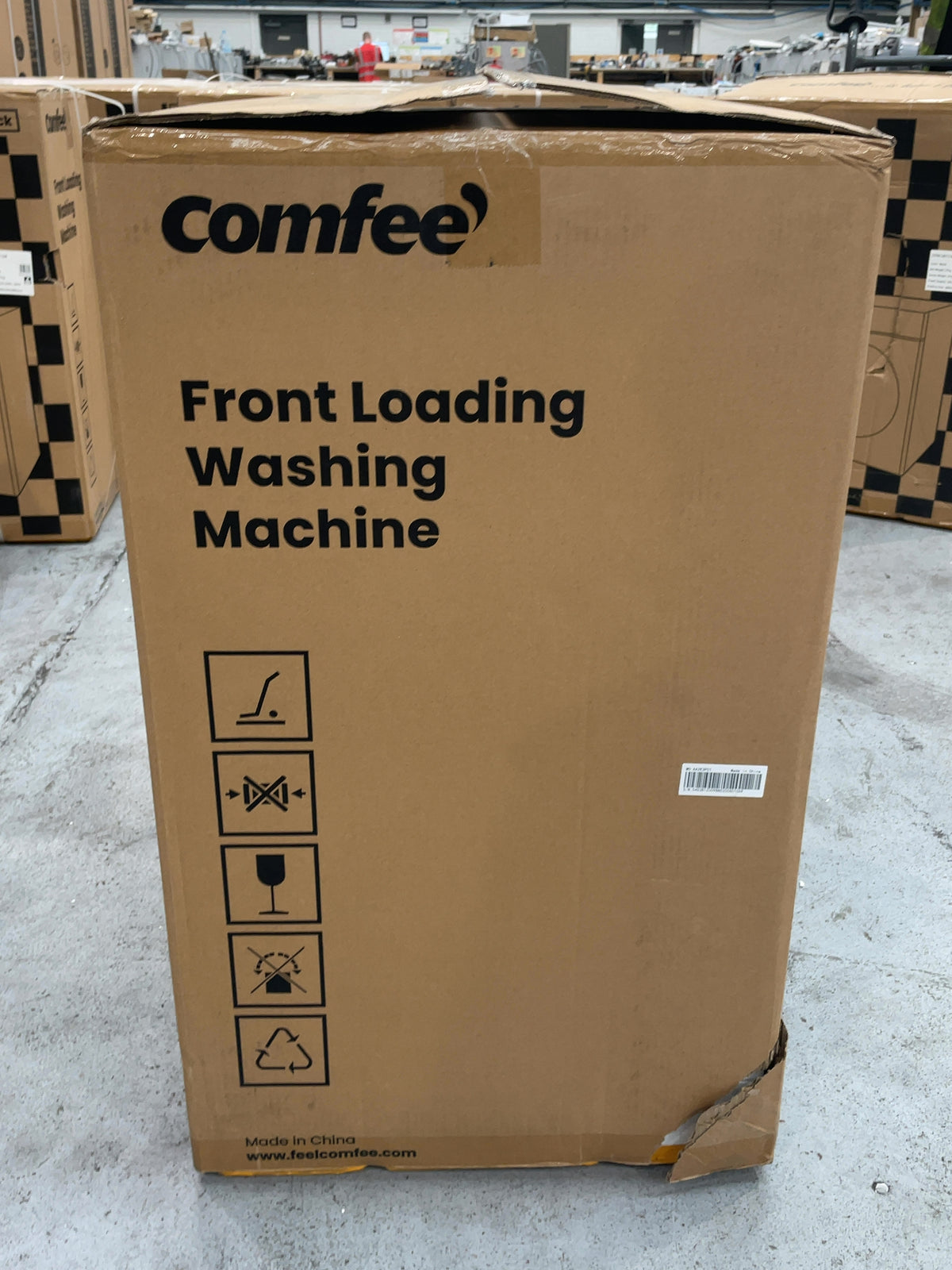 #GRC-167-157 - Comfee 7kg 1200rpm Washing Machine – Steam Wash & 15 Min Quick Cycle, White
