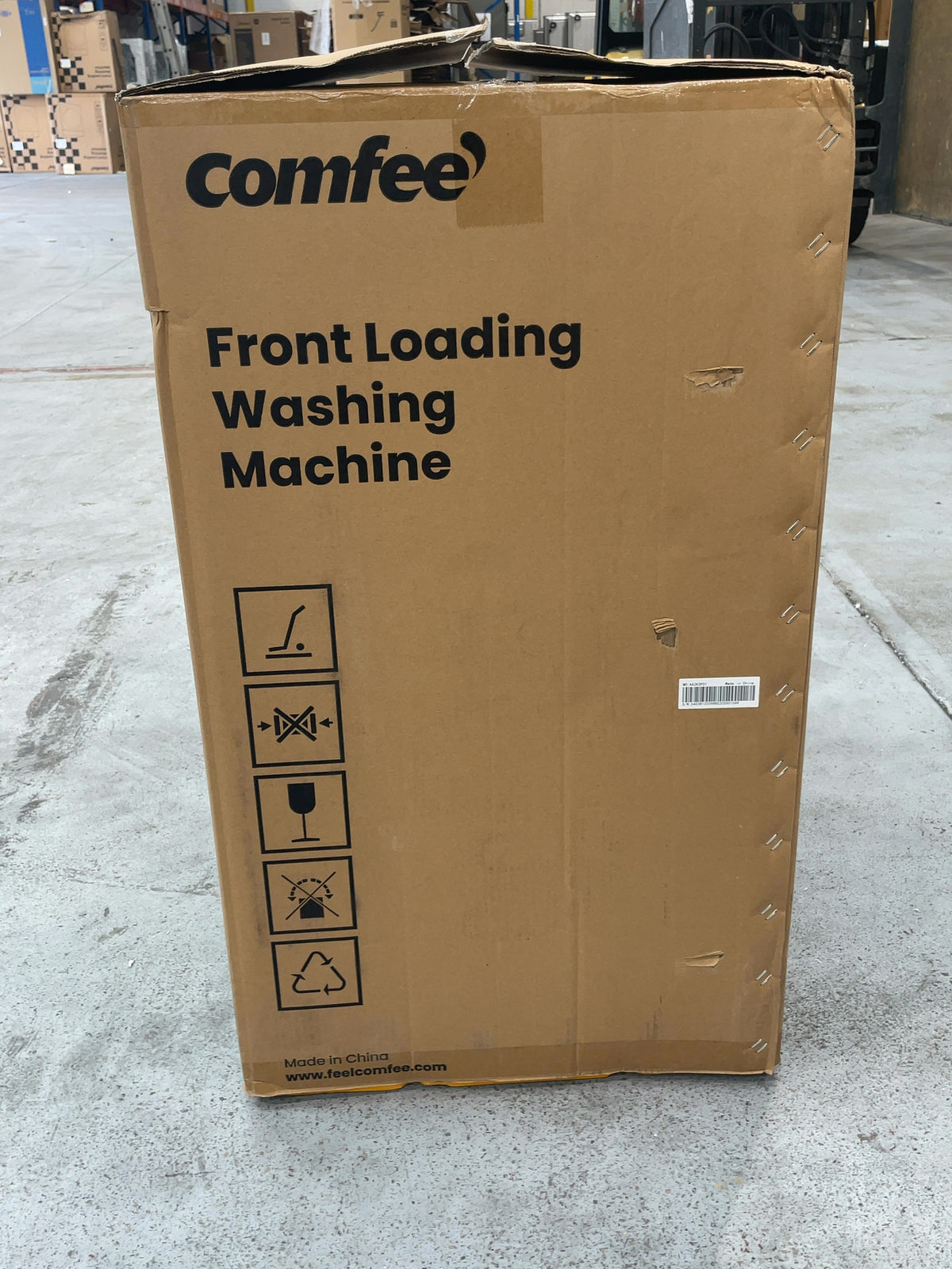 #GRC-167-157 - Comfee 7kg 1200rpm Washing Machine – Steam Wash & 15 Min Quick Cycle, White