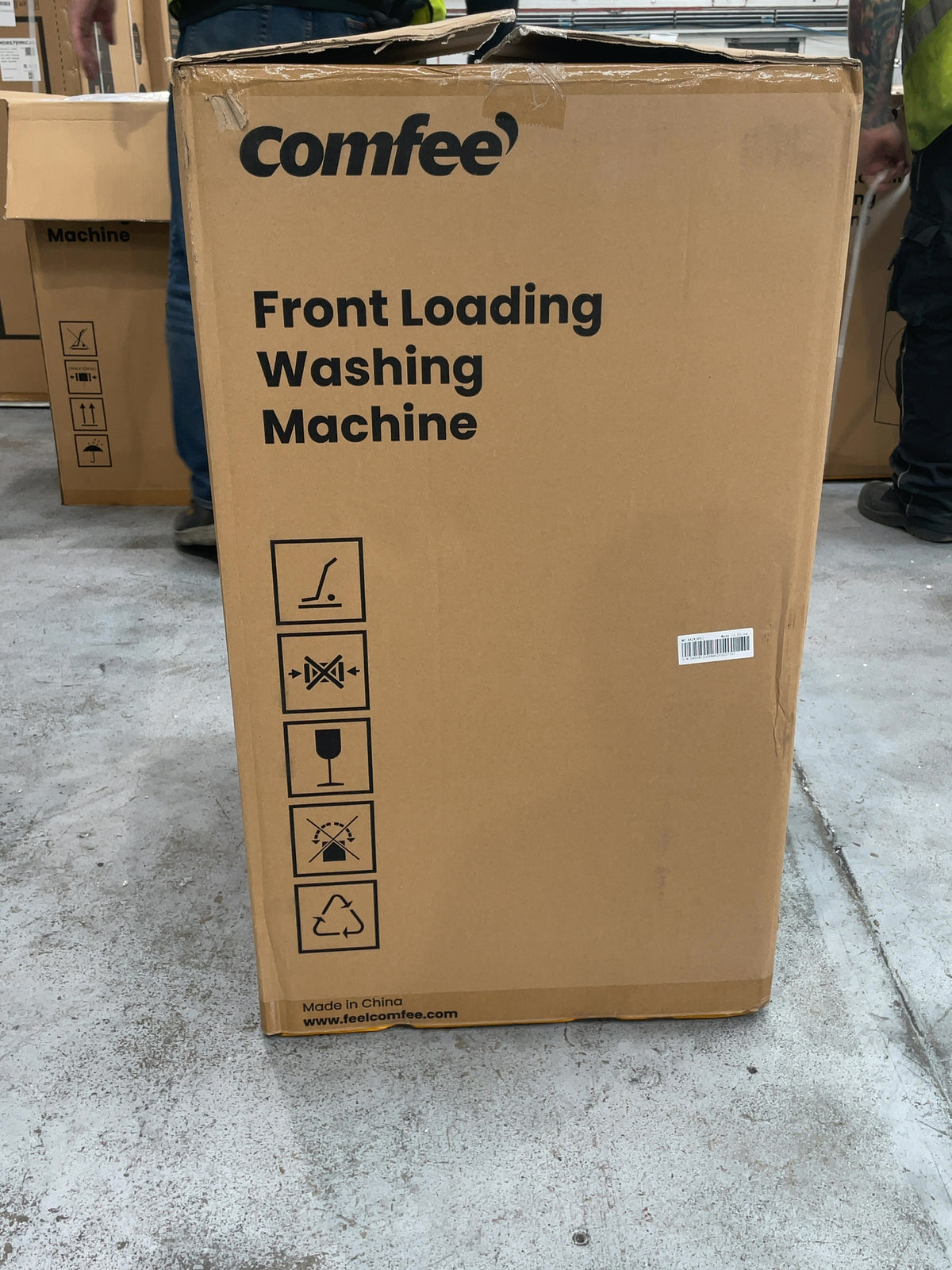 #GRC-167-160 - Comfee 7kg 1200rpm Washing Machine – Steam Wash & 15 Min Quick Cycle, White