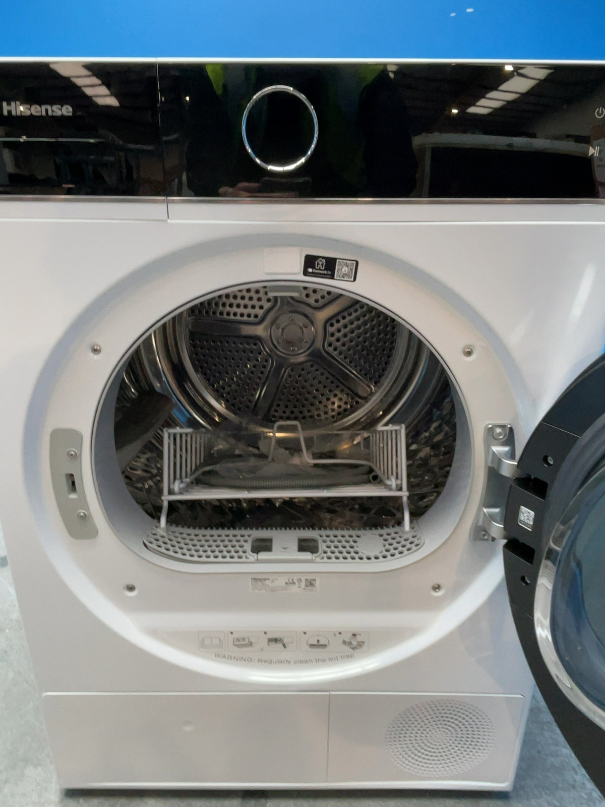 #GRC-167-198 - Hisense 5i Series KitchenFit 9kg Heat Pump Tumble Dryer – WiFi Connected, Power Steam, White