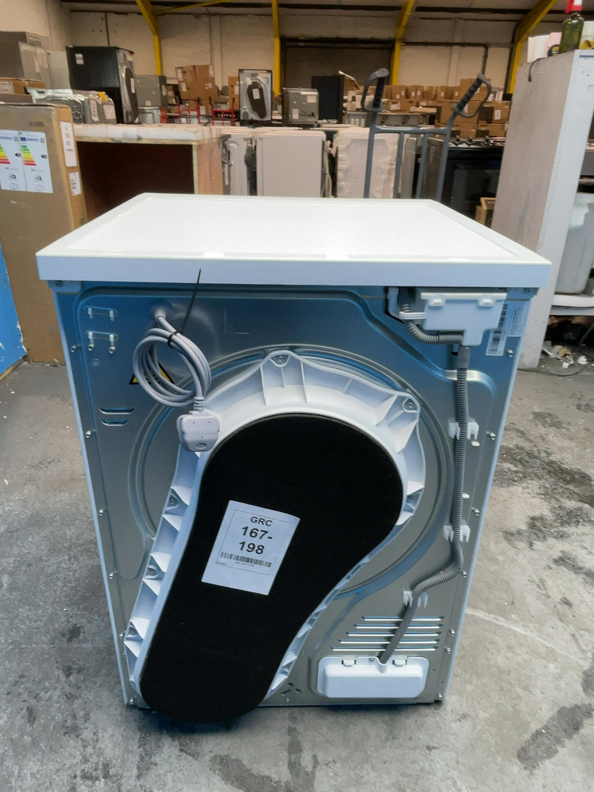 #GRC-167-198 - Hisense 5i Series KitchenFit 9kg Heat Pump Tumble Dryer – WiFi Connected, Power Steam, White