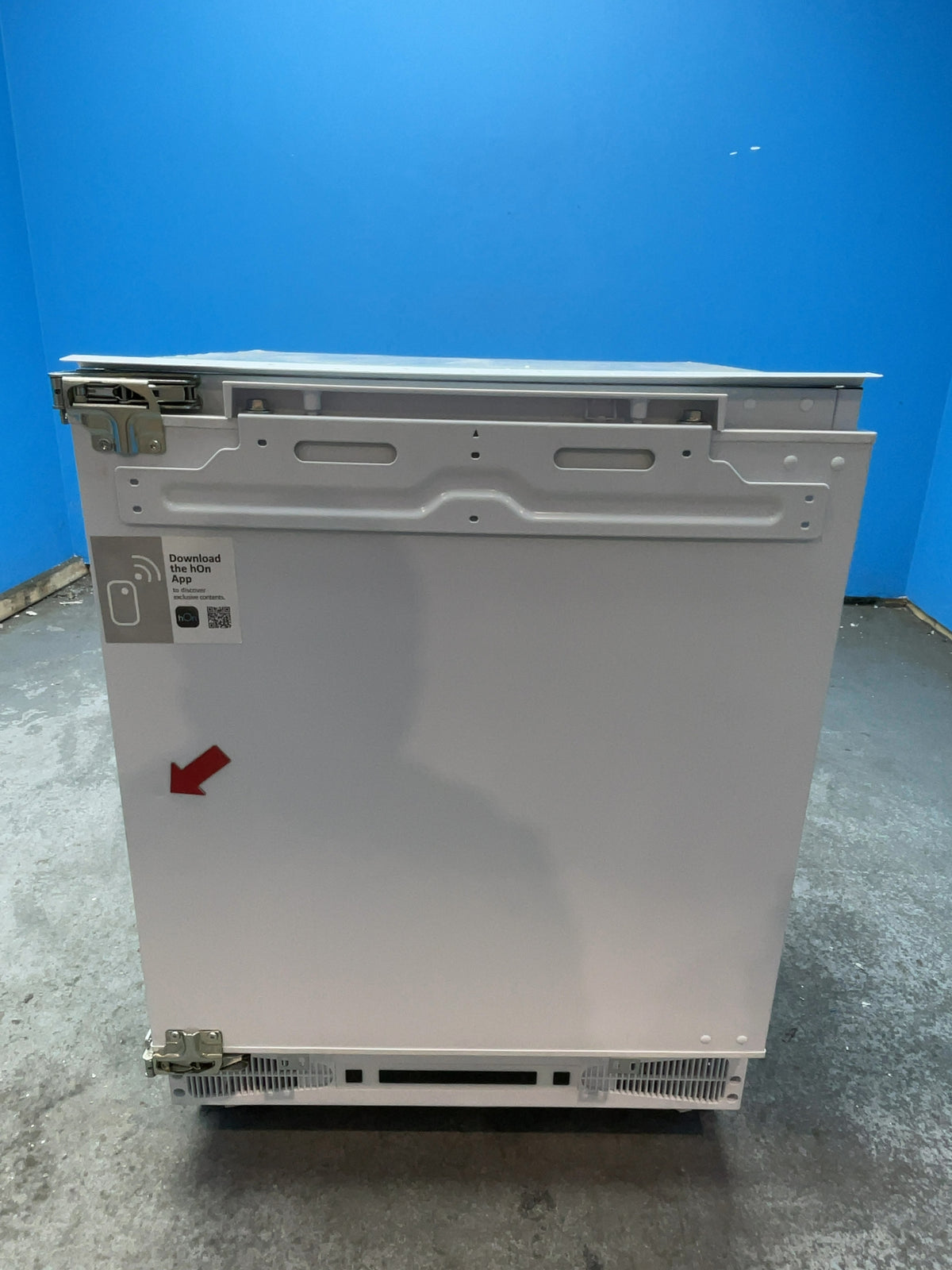#GRC-167-282 - Hoover H-FREEZE 300 95L Integrated Undercounter Freezer – Fixed Hinge, White