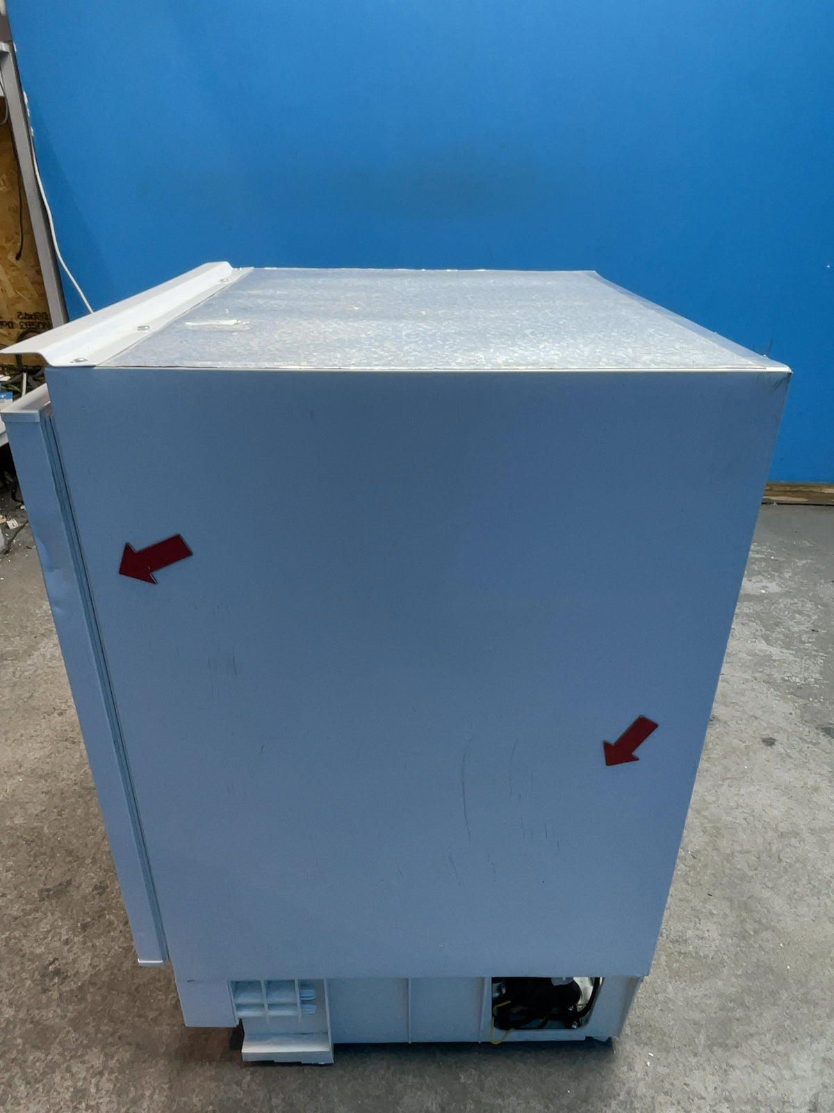 #GRC-167-282 - Hoover H-FREEZE 300 95L Integrated Undercounter Freezer – Fixed Hinge, White