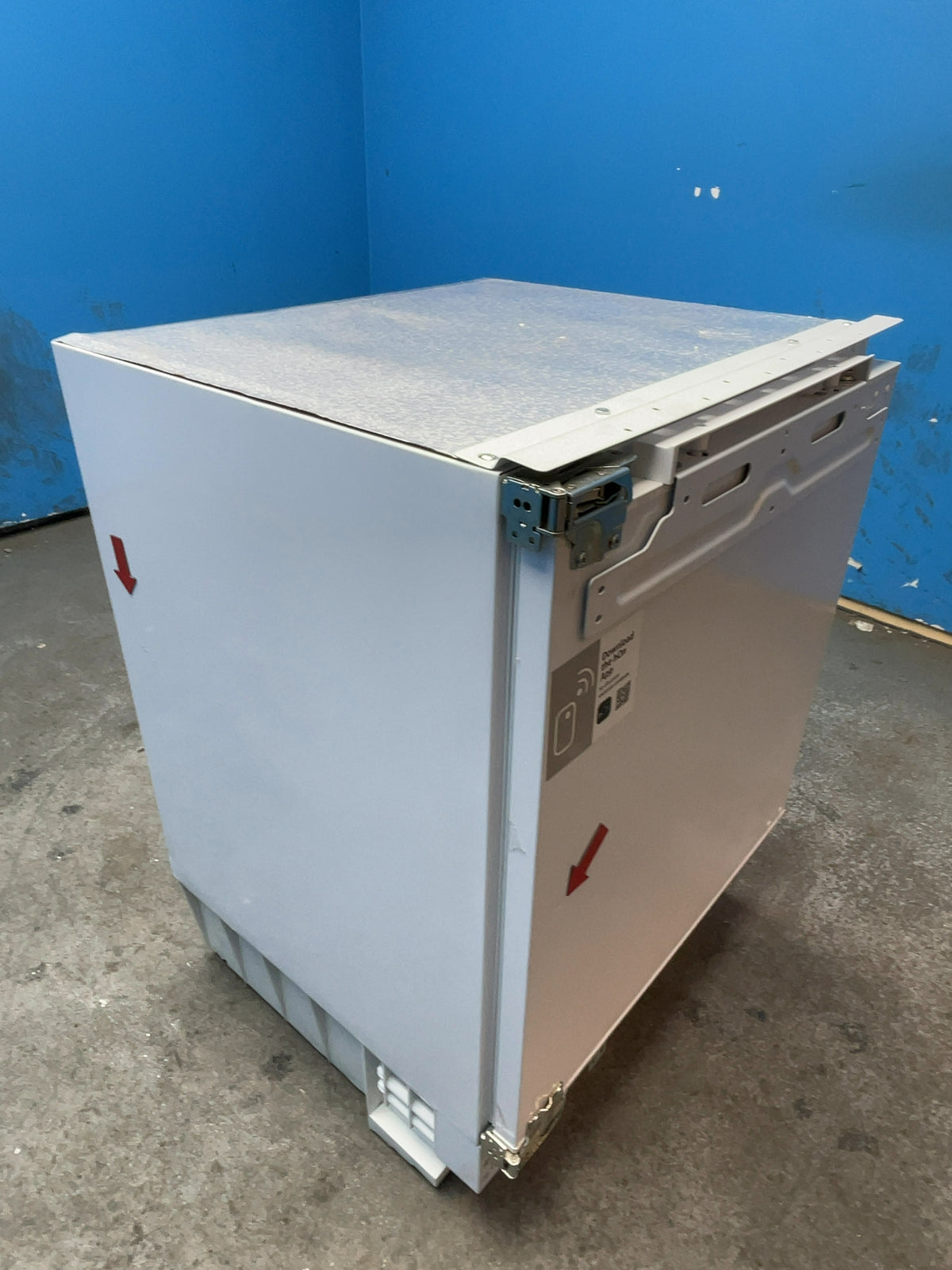#GRC-167-282 - Hoover H-FREEZE 300 95L Integrated Undercounter Freezer – Fixed Hinge, White