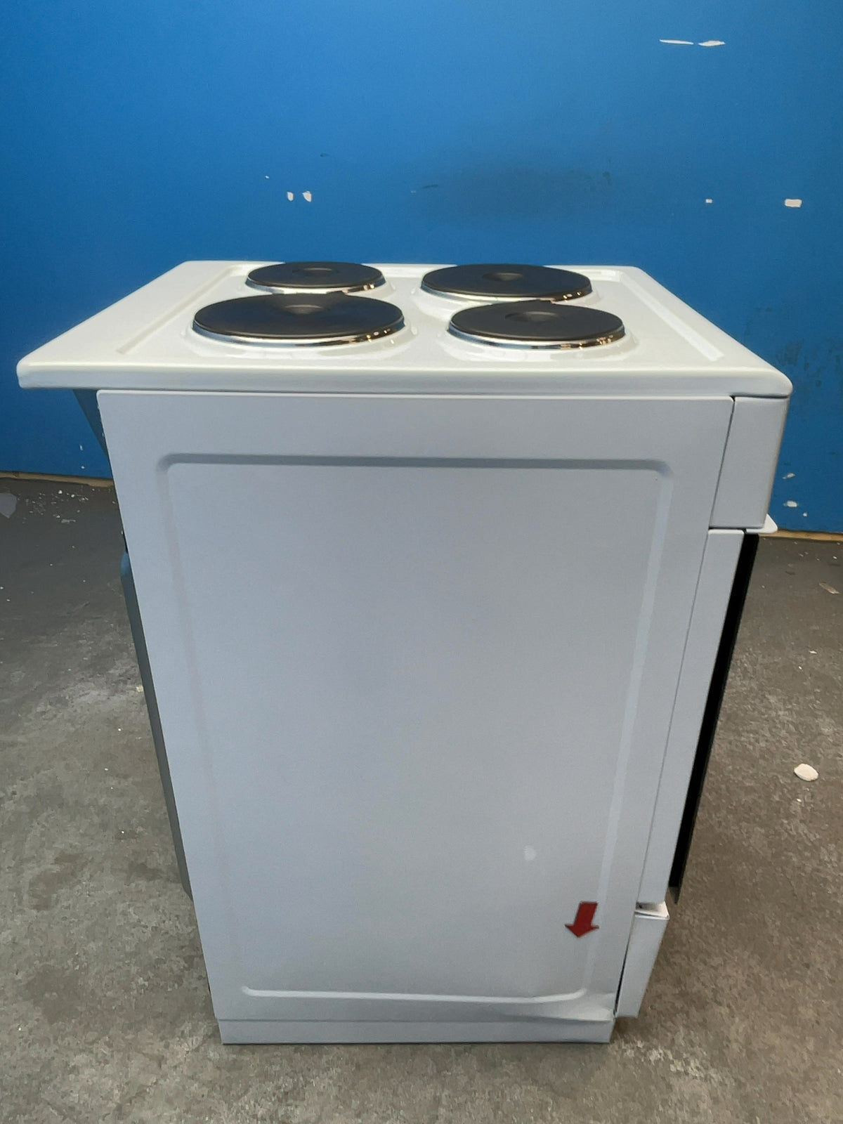 #GRC-167-361 - Midea 50cm Electric Cooker – Solid Plate Hob, Integrated Grill, White