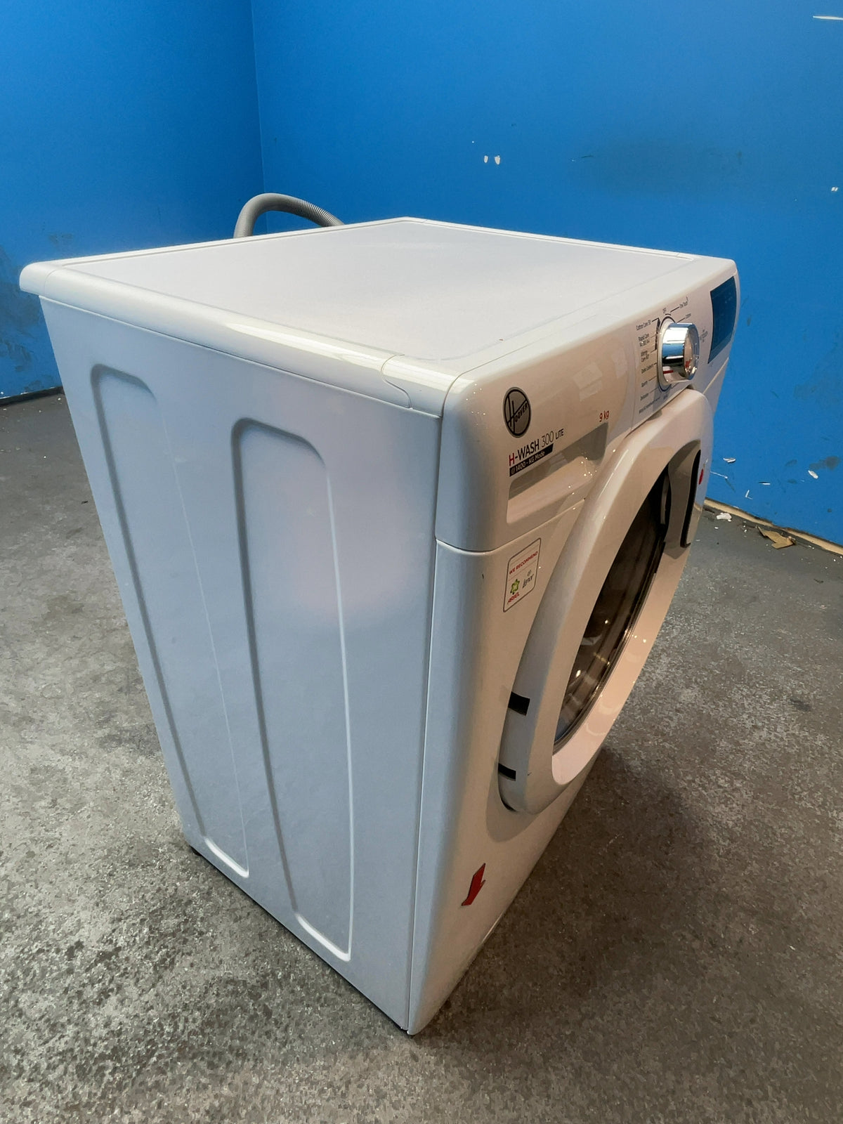#GRC-167-390 - Hoover 9kg 1400rpm Washing Machine – KG Mode Sensor, WiFi Connected, White