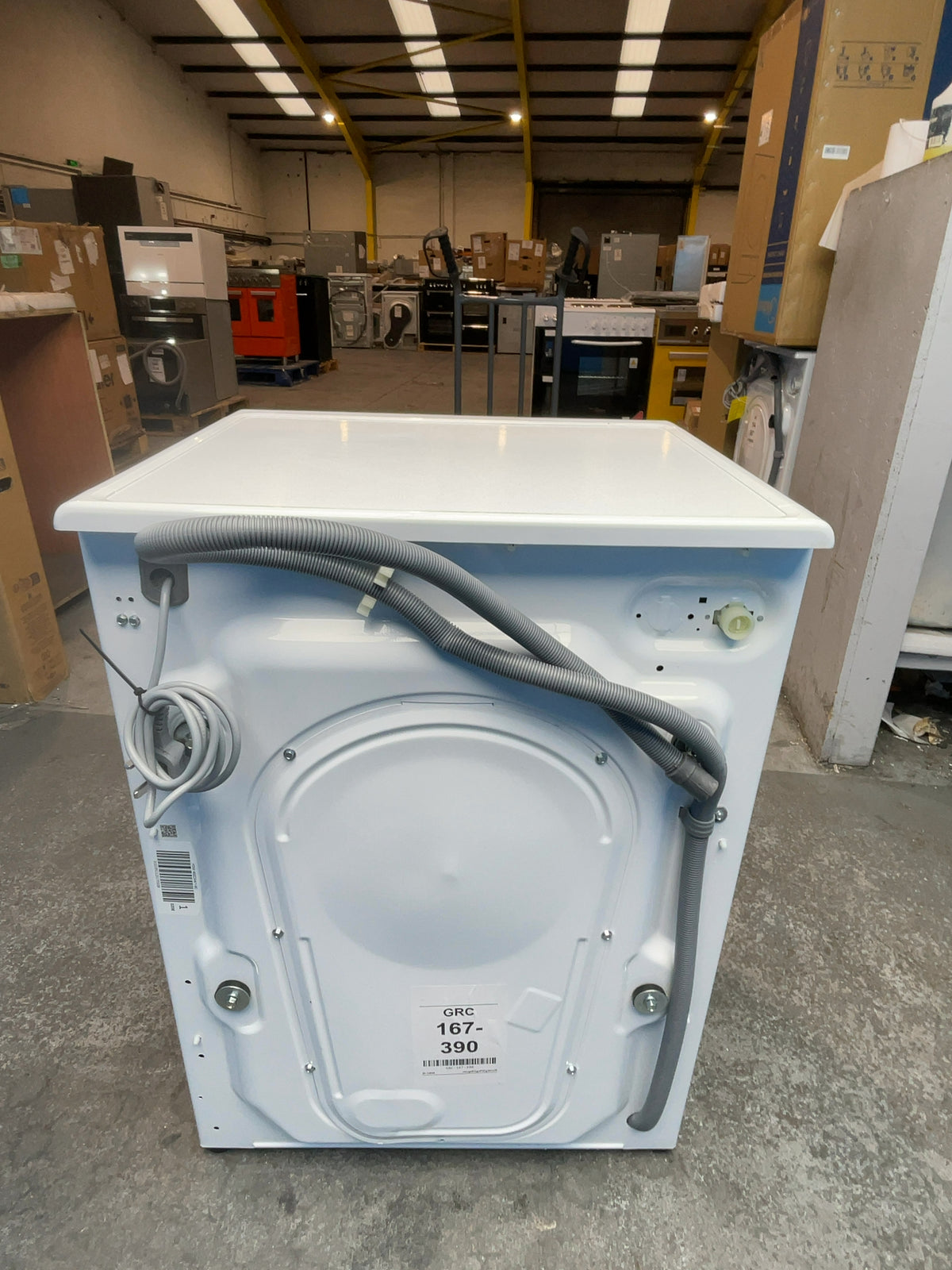 #GRC-167-390 - Hoover 9kg 1400rpm Washing Machine – KG Mode Sensor, WiFi Connected, White