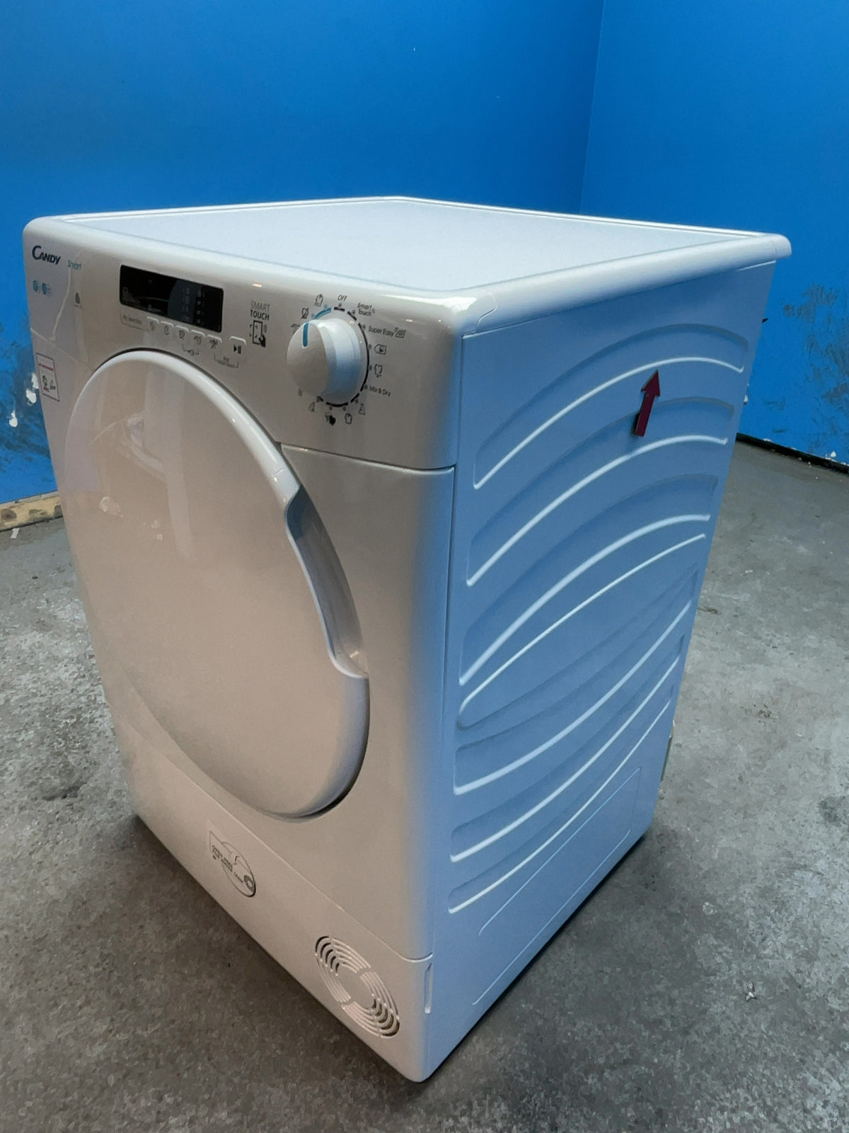 #GRC-167-408 - Candy Smart 9kg Condenser Tumble Dryer – WiFi Connected, White, G Energy Rating