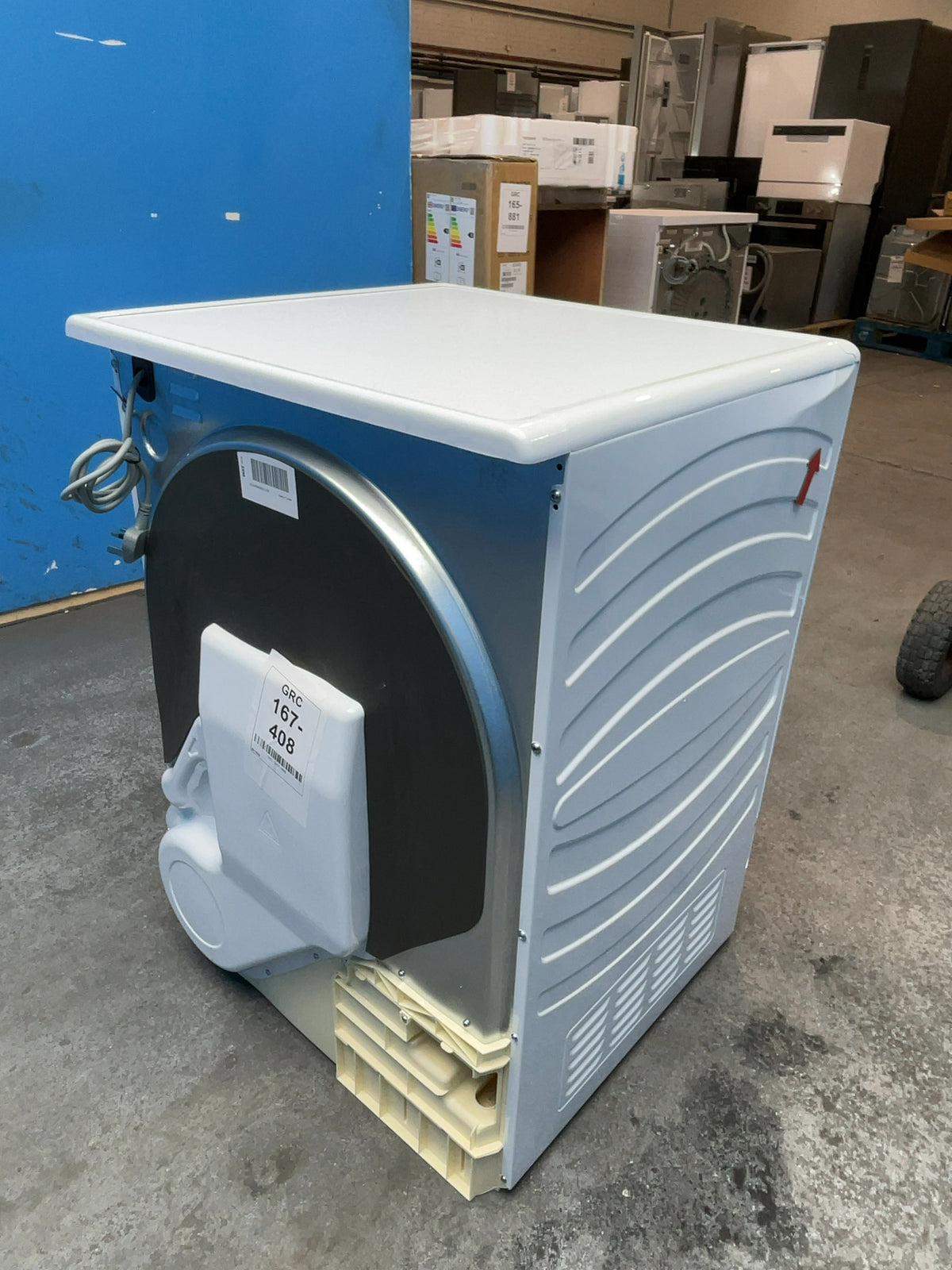 #GRC-167-408 - Candy Smart 9kg Condenser Tumble Dryer – WiFi Connected, White, G Energy Rating