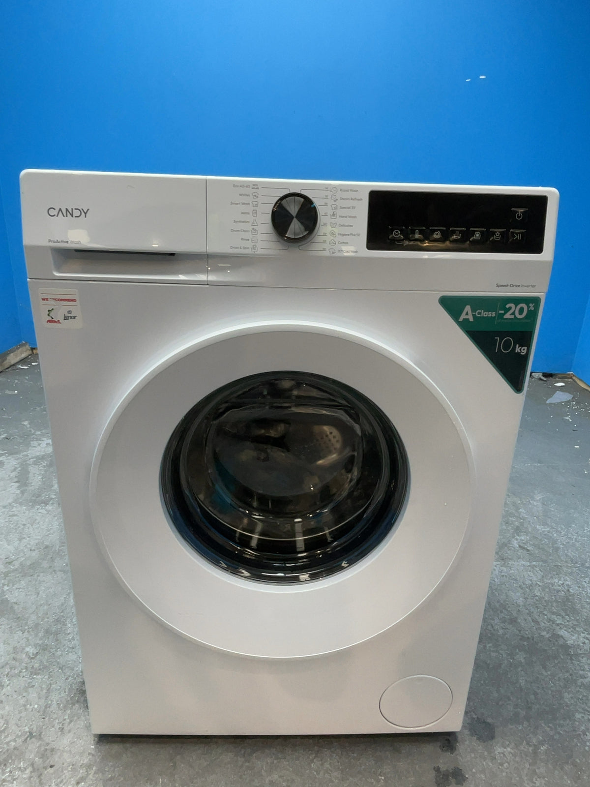 #GRC-167-414 - Candy Quick Pro 10kg 1400rpm Washing Machine – Quick Wash, Smart Spray, White