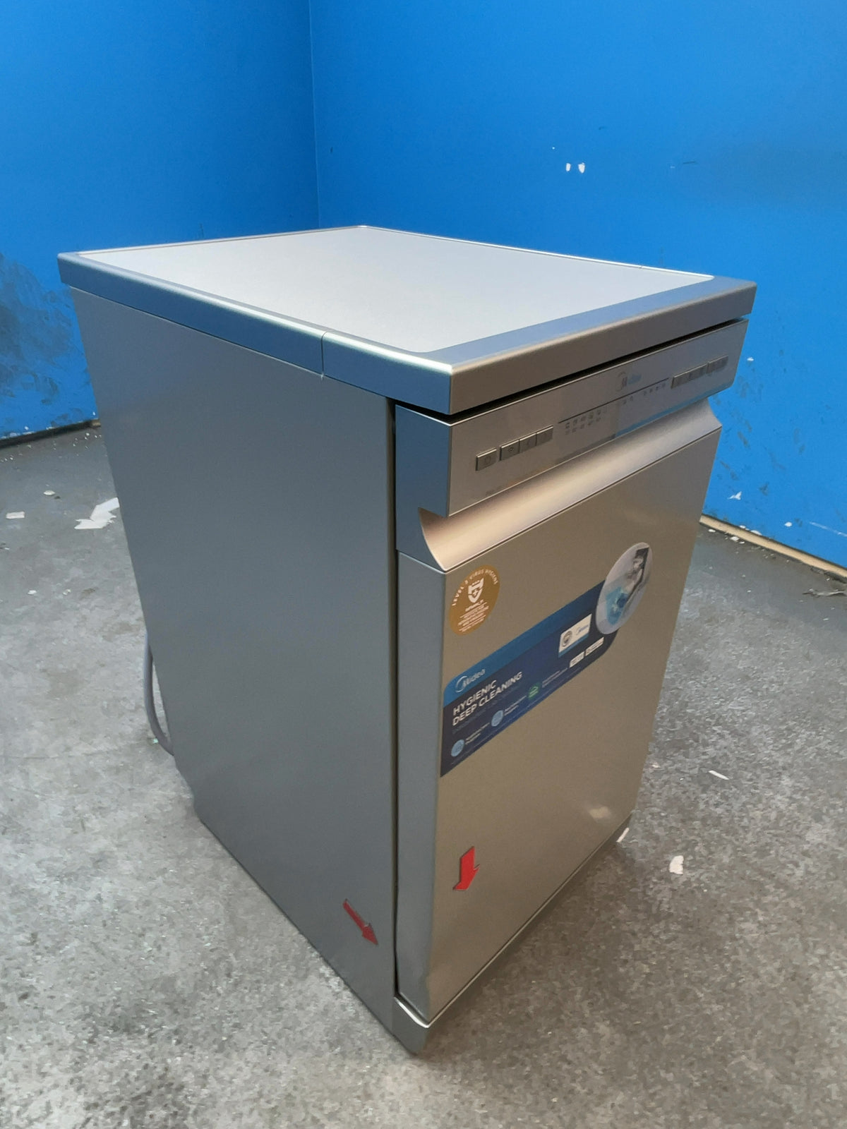 #GRC-167-453 - Midea 45cm Slimline Dishwasher – 10 Place Settings, WiFi Connected, E Rated